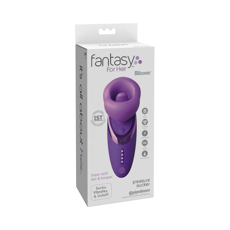 Fantasy for Her Pleasure Sucker Rechargeable Silicone Clitoral Stimulator