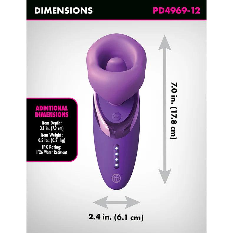 Fantasy for Her Pleasure Sucker Rechargeable Silicone Clitoral Stimulator