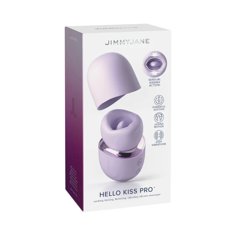 JimmyJane Hello Kiss Pro Rechargeable Silicone Clitoral Stimulator