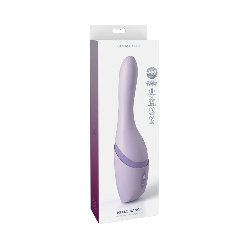 JimmyJane Hello Bang Rechargeable Silicone Thrusting Vibrator