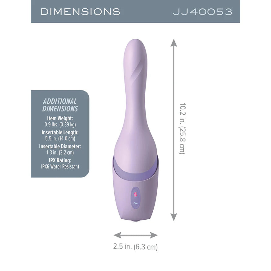 JimmyJane Hello Bang Rechargeable Silicone Thrusting Vibrator