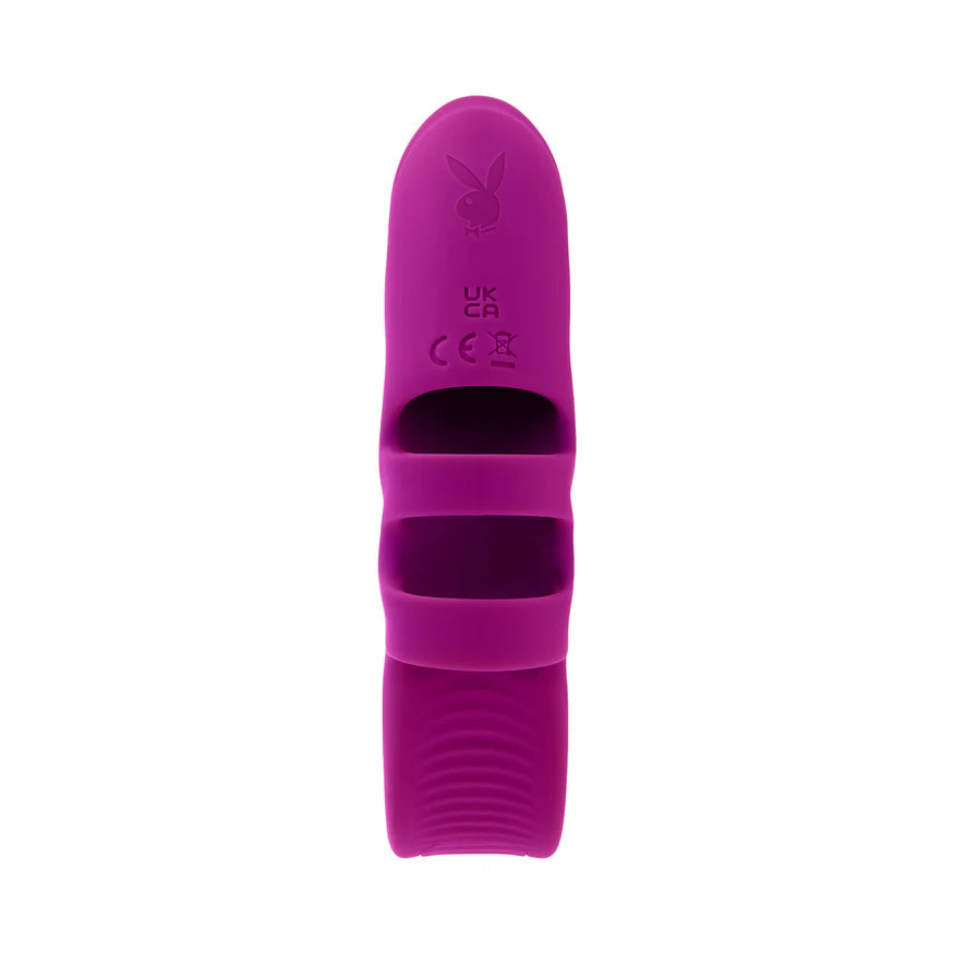 Playboy Lend a Hand Rechargeable Silicone Finger Vibrator