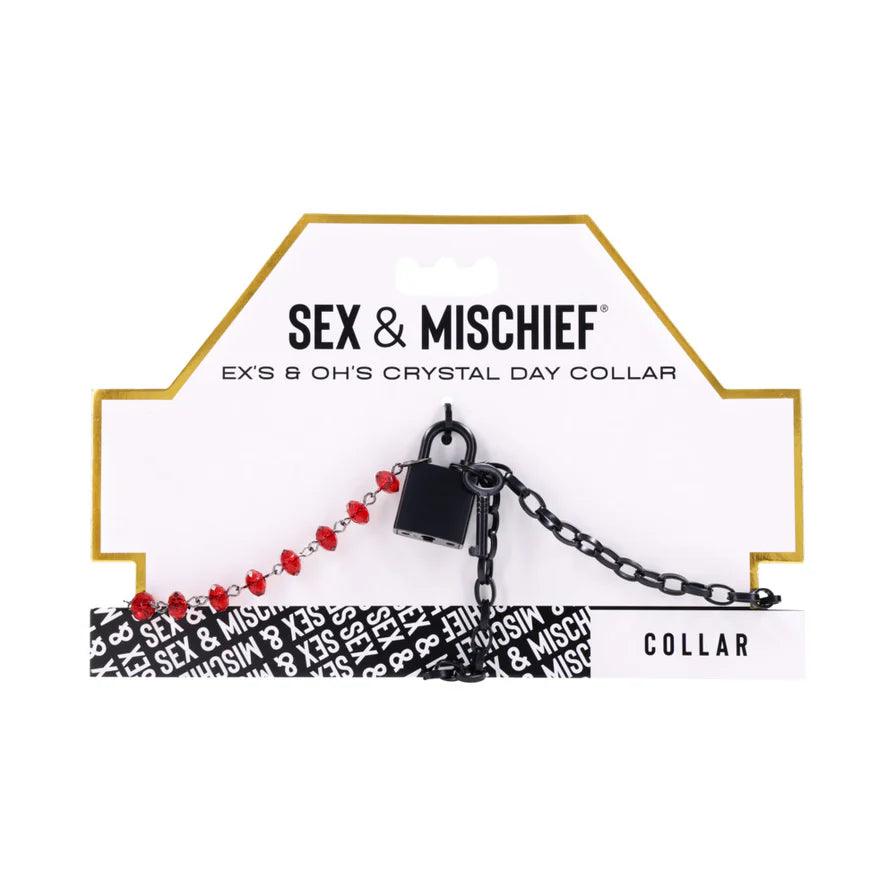 Sportsheets Sex & Mischief Ex's & Oh's Collar and Leash