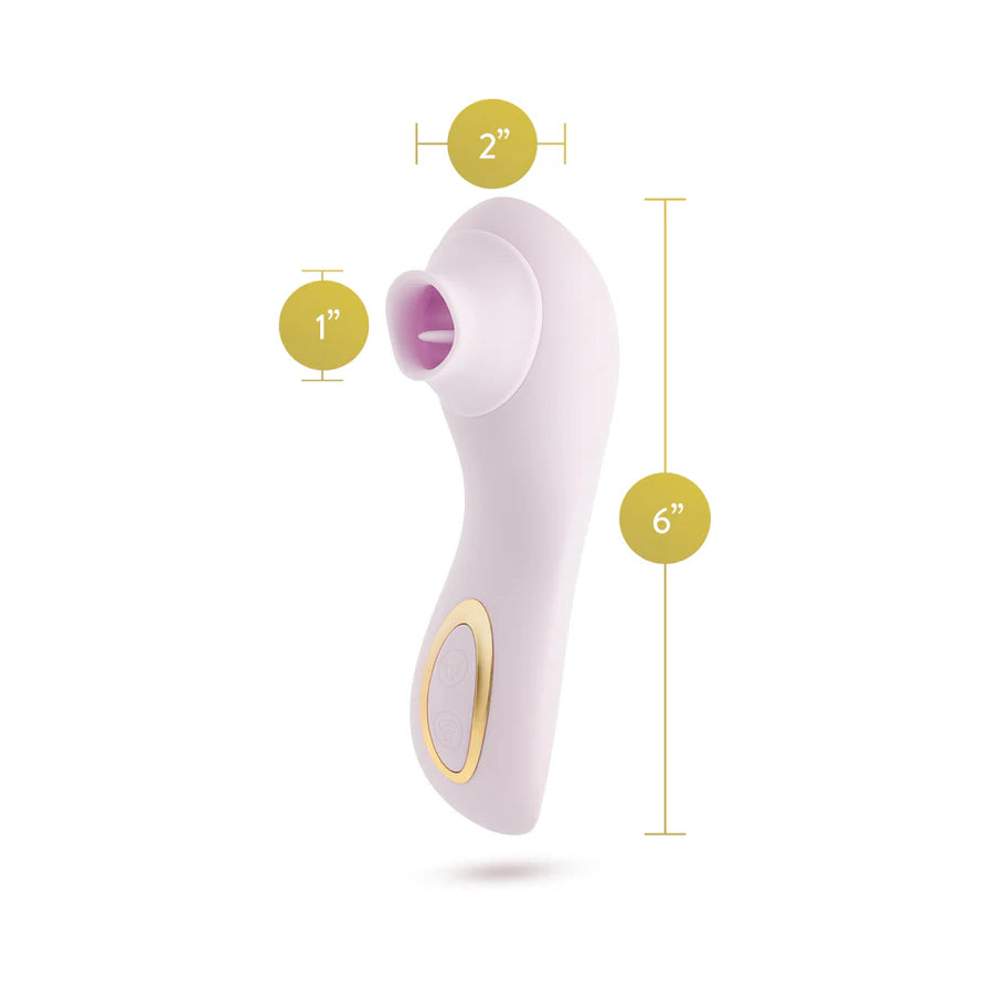 Delice Fleur Air Pulsing Vibrator Rechargeable Silicone Clitoral Vibrator