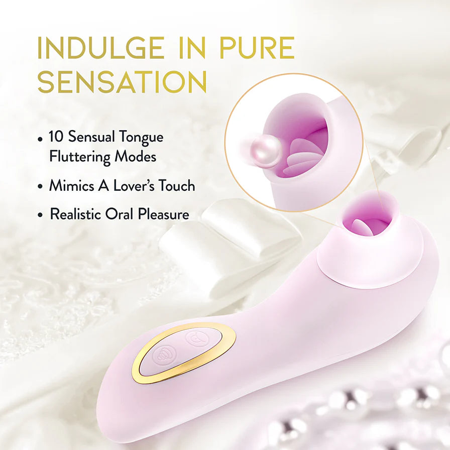 Delice Fleur Air Pulsing Vibrator Rechargeable Silicone Clitoral Vibrator