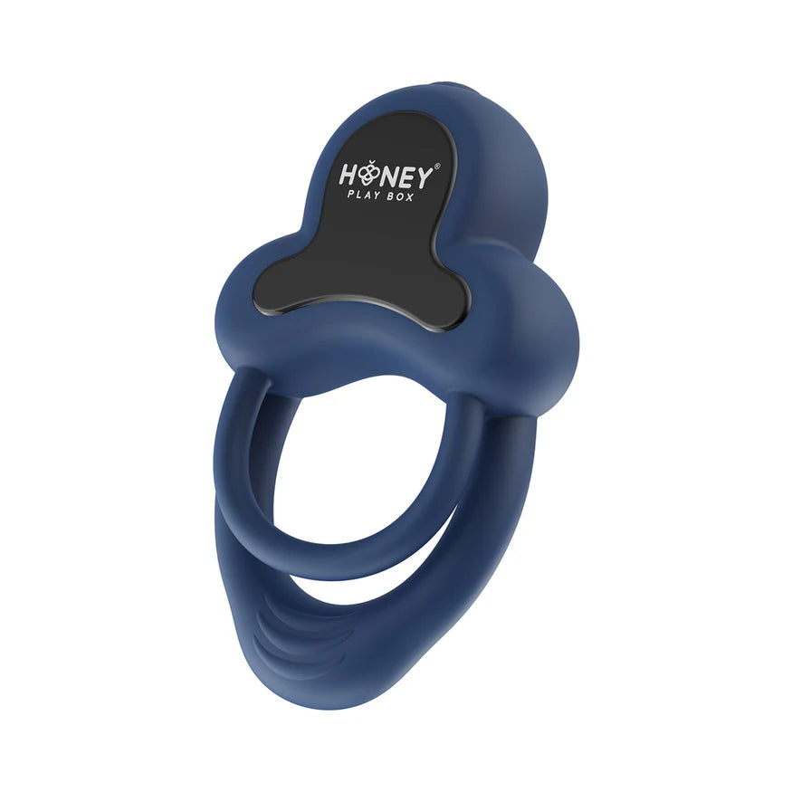 Honey Play Box Anello App-Controlled Vibrating Double Cock Ring with Clitoral Stimulator