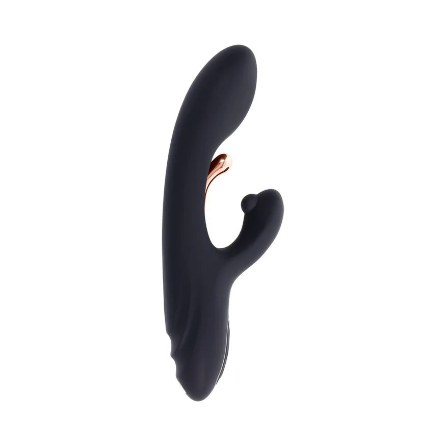 Playboy Aureus Rechargeable Silicone Triple Motor Vibrator with Remote Control – G-Spot and Clitoral Stimulation