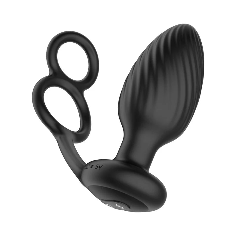 Nexus Tornado Cock and Ball Ring Rotating and Vibrating Butt Plug with Remote Control