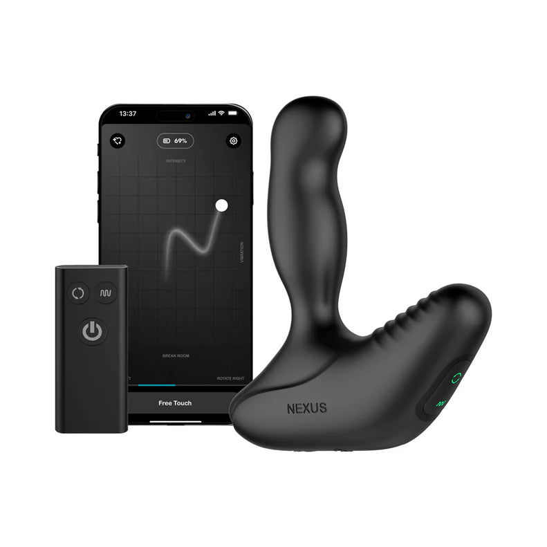 Nexus Revo Stealth App Enabled Rotating and Vibrating Remote Control Prostate Massager