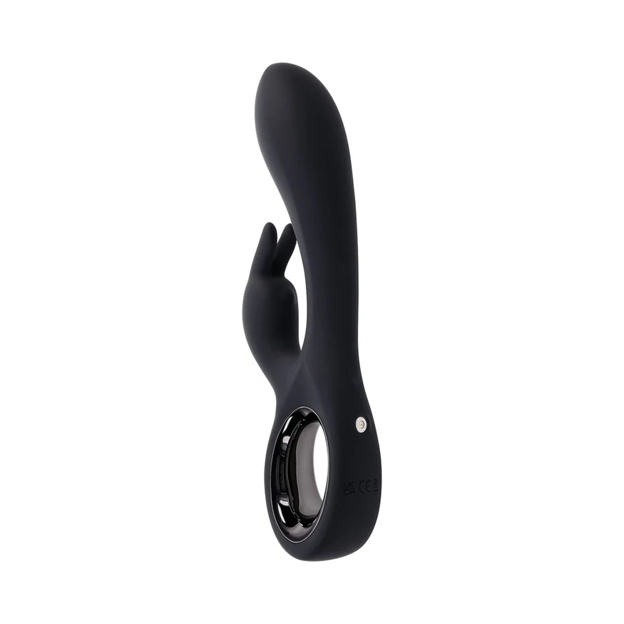 Playboy Late Night Bunny Rechargeable Silicone Dual Vibrator – Customizable Dual Motor Pleasure