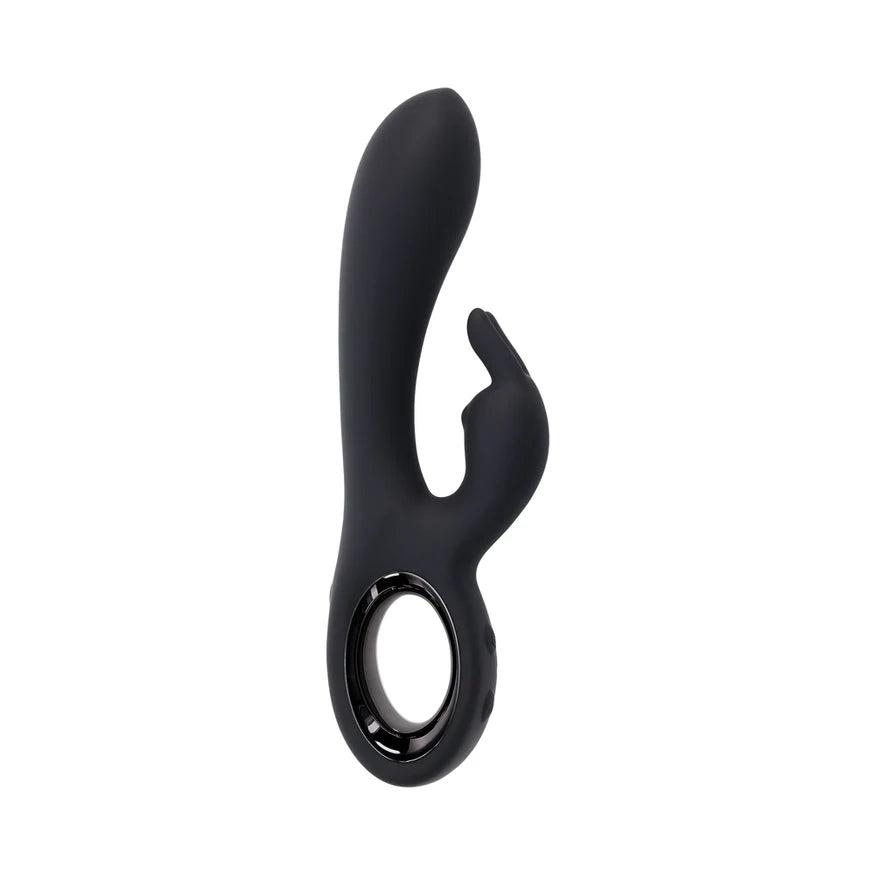 Playboy Late Night Bunny Rechargeable Silicone Dual Vibrator – Customizable Dual Motor Pleasure