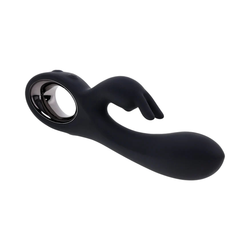 Playboy Late Night Bunny Rechargeable Silicone Dual Vibrator – Customizable Dual Motor Pleasure