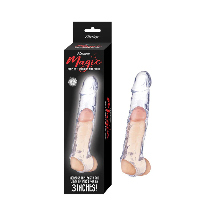 Nasstoys Magic Penis Extender &amp; Ball Strap 6.5 in