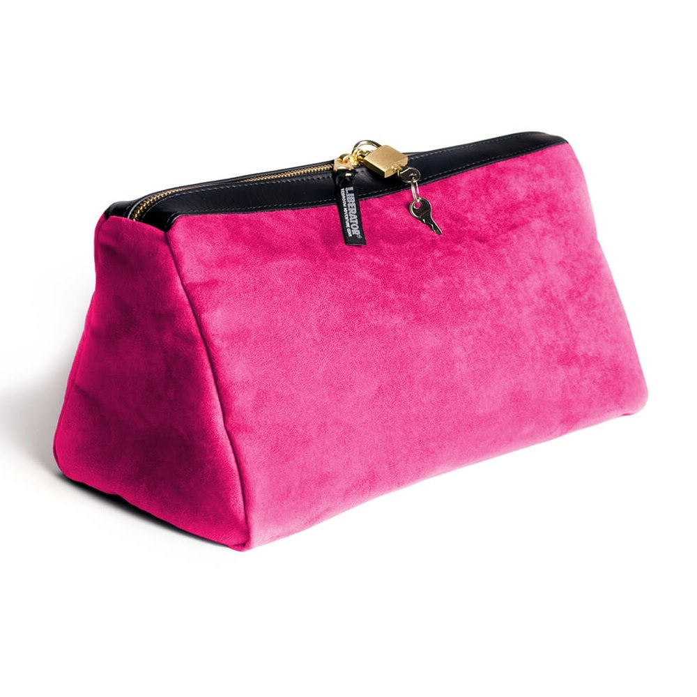 Liberator Tallulah Suede Locking Sex Toy Case