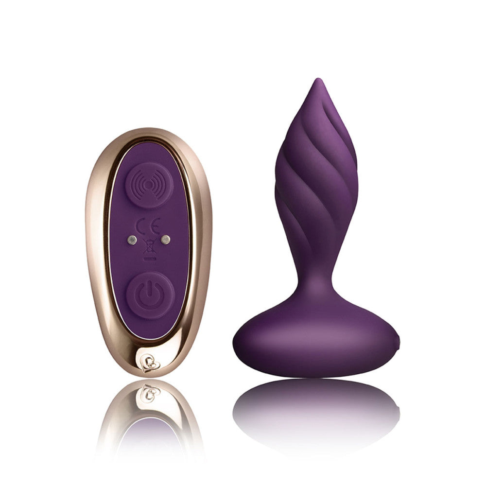 Rocks Off Desire Rechargeable Silicone Anal Plug with Remote Control
