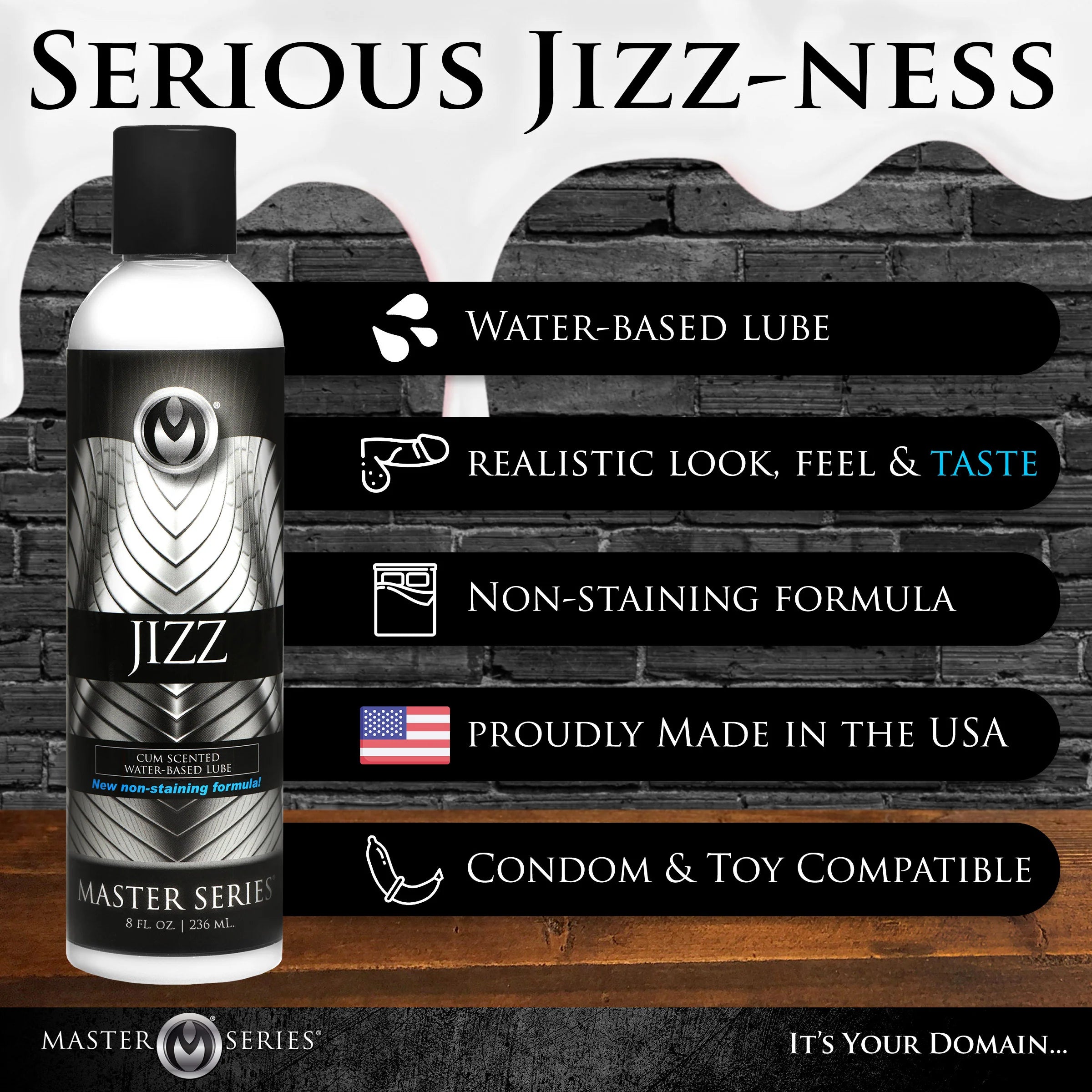 Jizz Water Based Cum Scented Lube