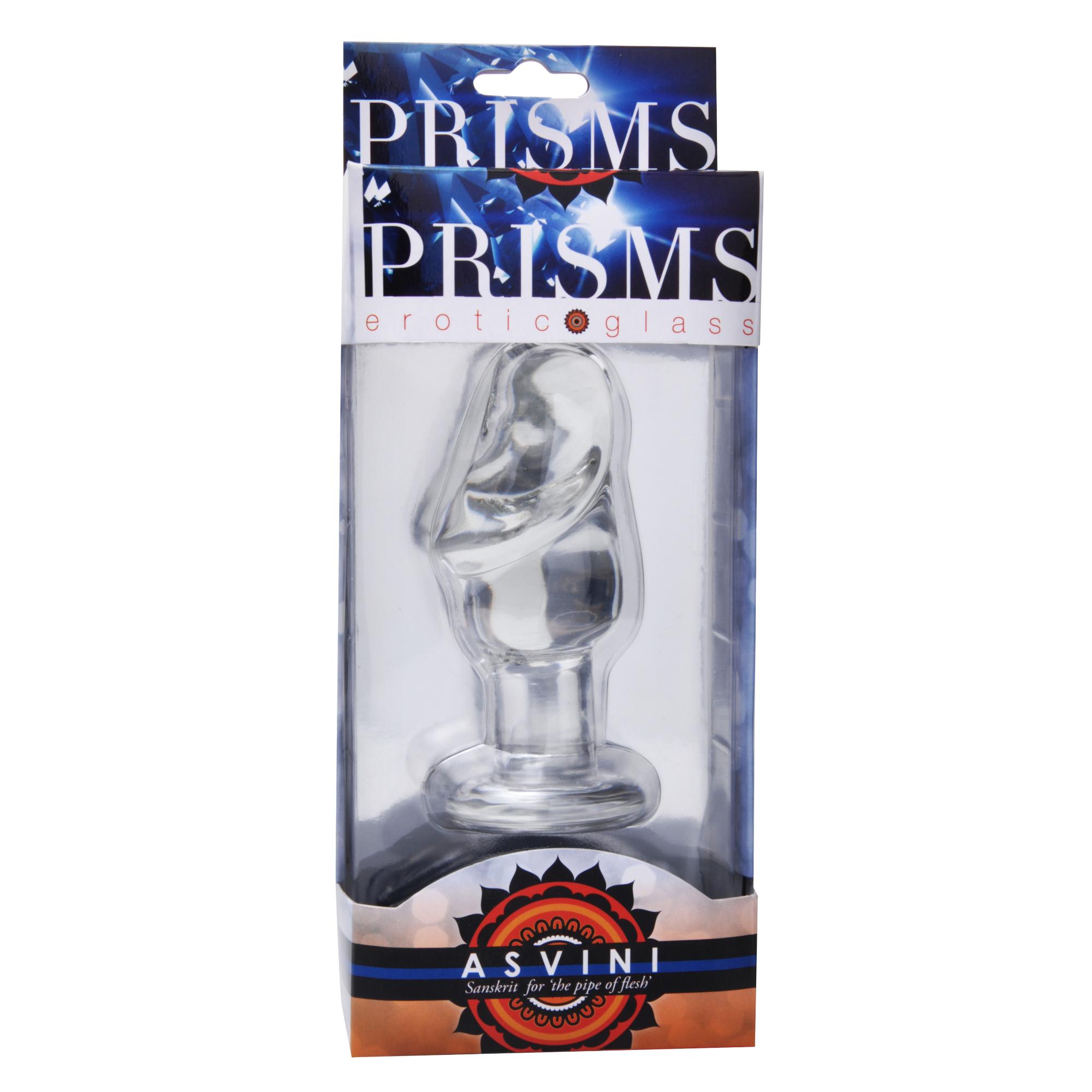 Prisms Erotic Glass Asvini Glass Penis Anal Plug