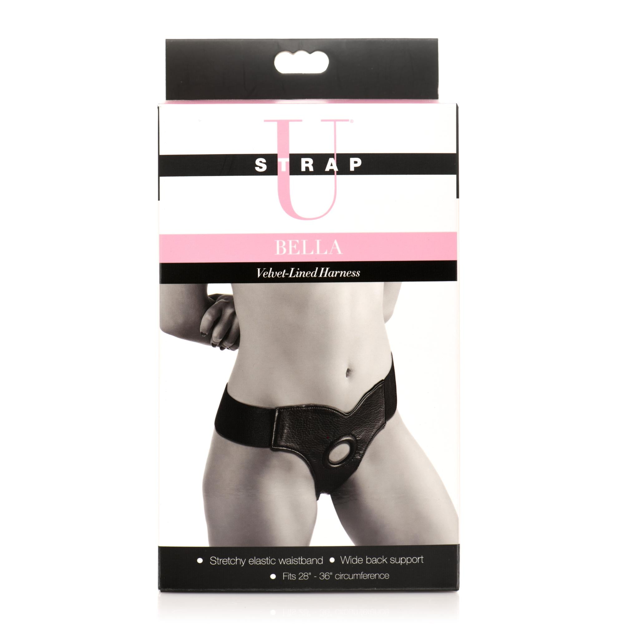 Strap U Bella  Adjustable Velvet Lined Strap On Harness