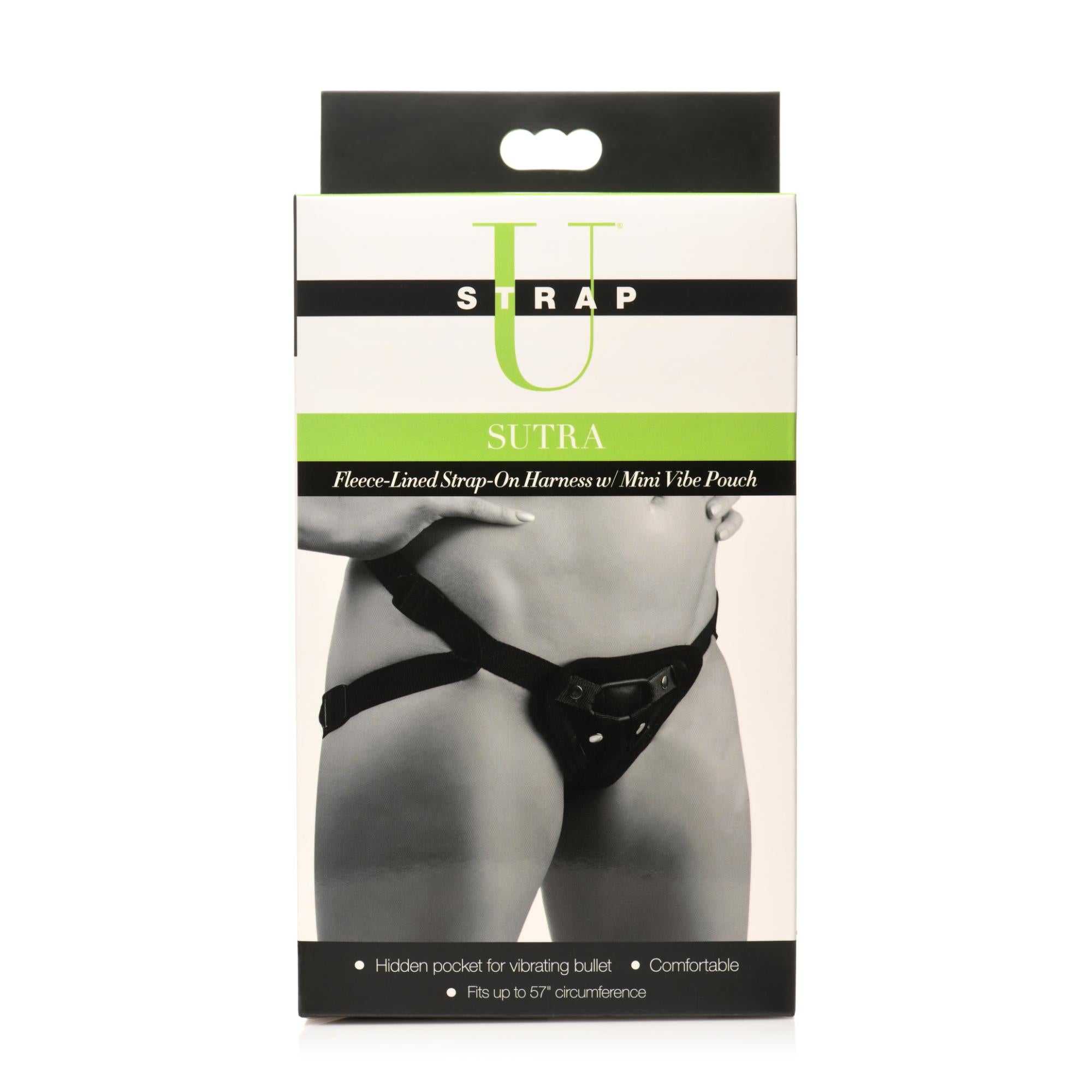 Strap U Sutra  Fleece Lined Strap-On With Bullet Pocket