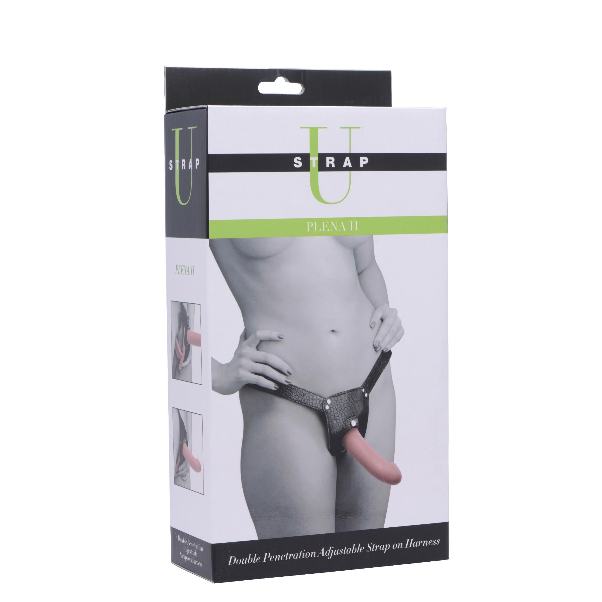 Strap U Plena II Double Penetration Adjustable Strap on Harness