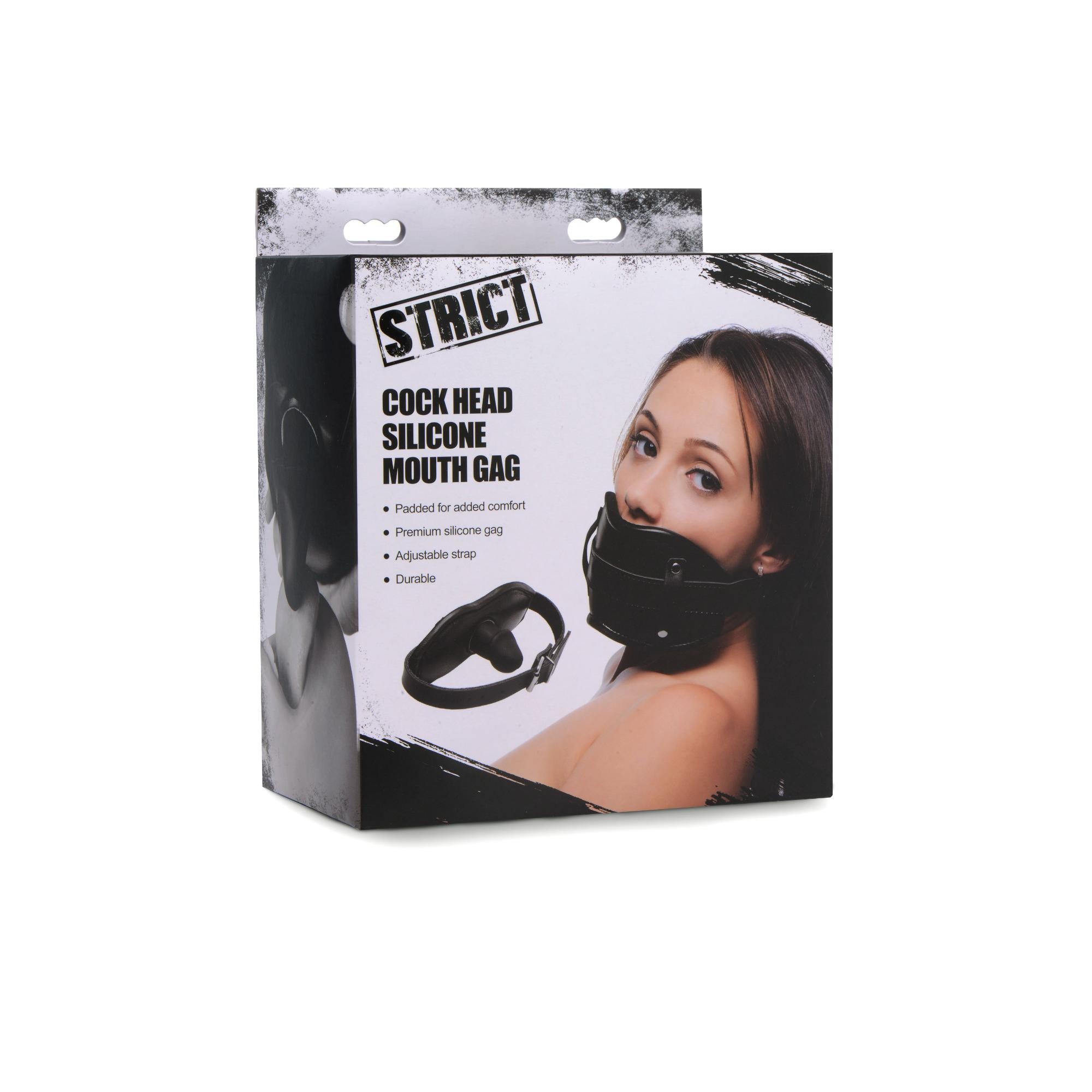 STRICT Cock Head Silicone Mouth Gag