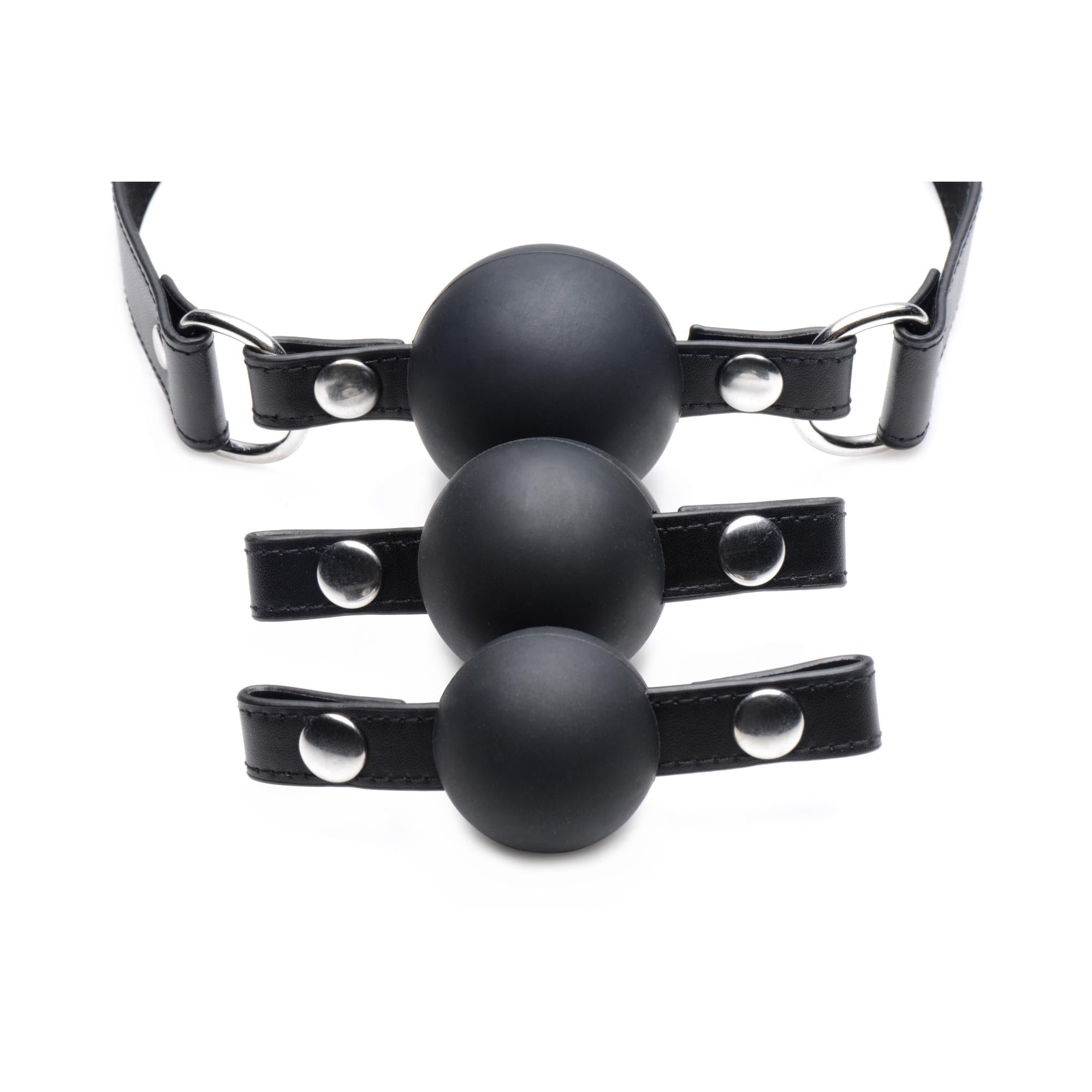 STRICT Interchangeable Silicone Ball Gag Set