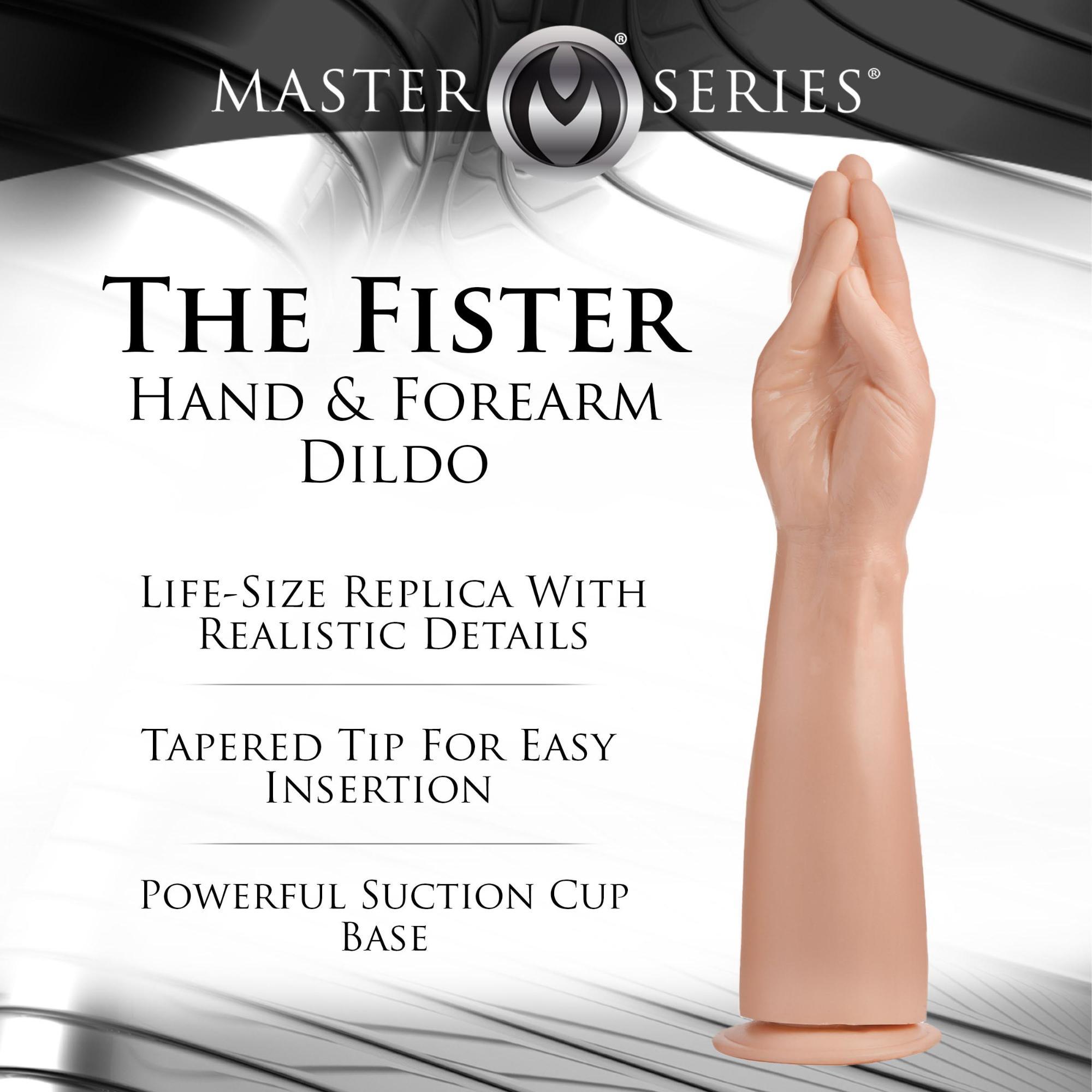 Master Series The Fister Hand and Forearm 15in Dildo