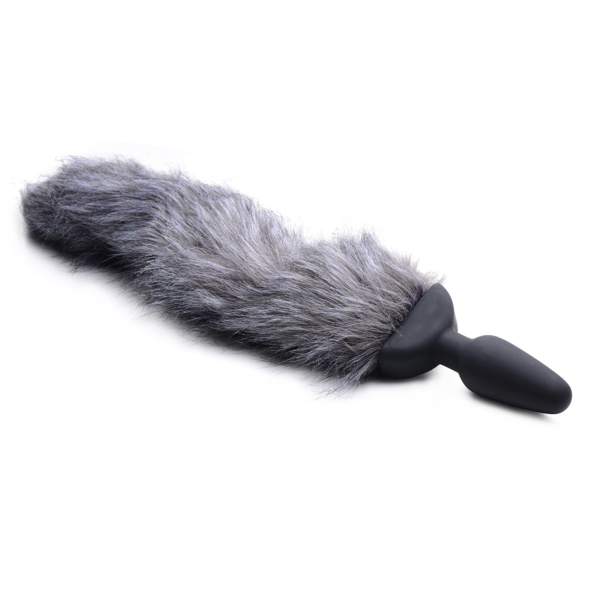 Tailz Vibrating Gray Fox Tail