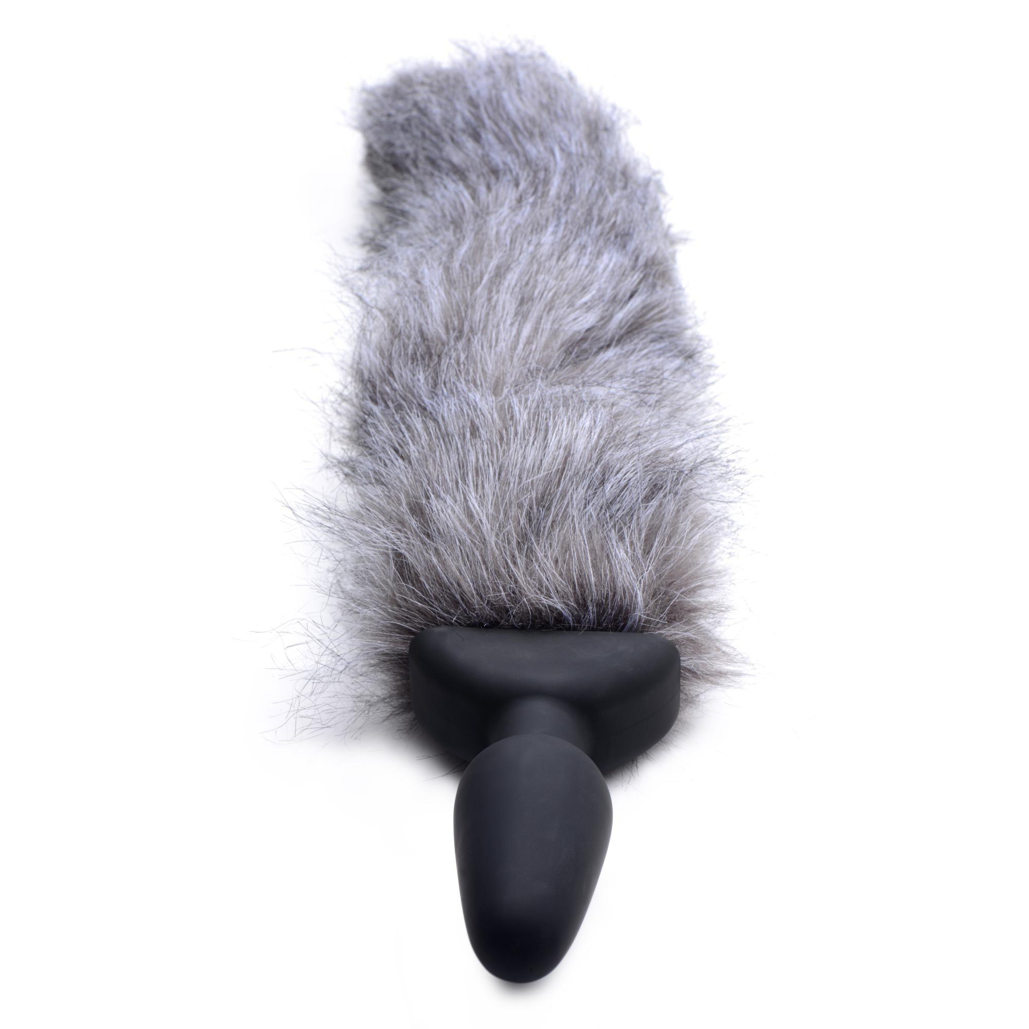 Tailz Vibrating Gray Fox Tail