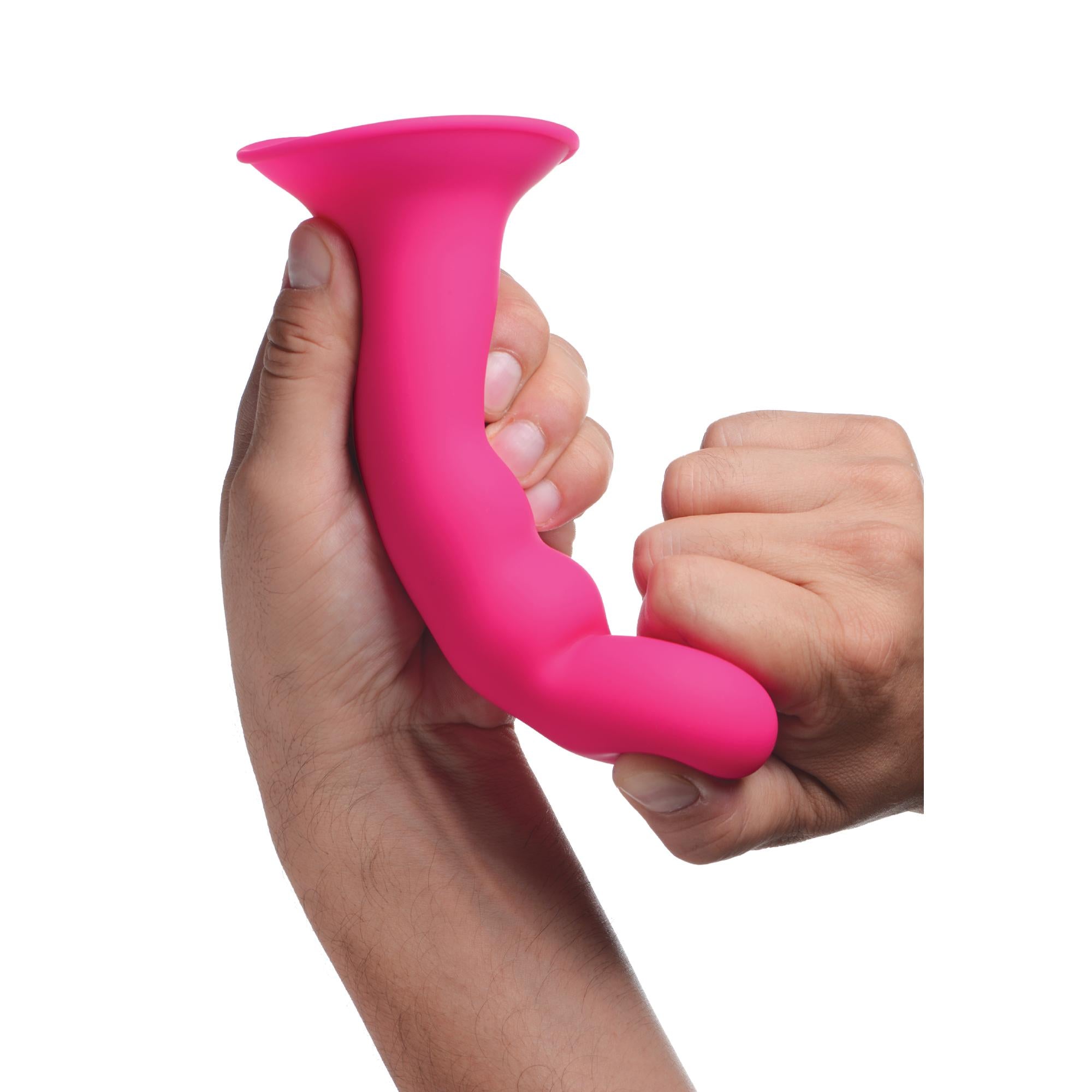 Squeeze-It Squeezable Wavy Dildo