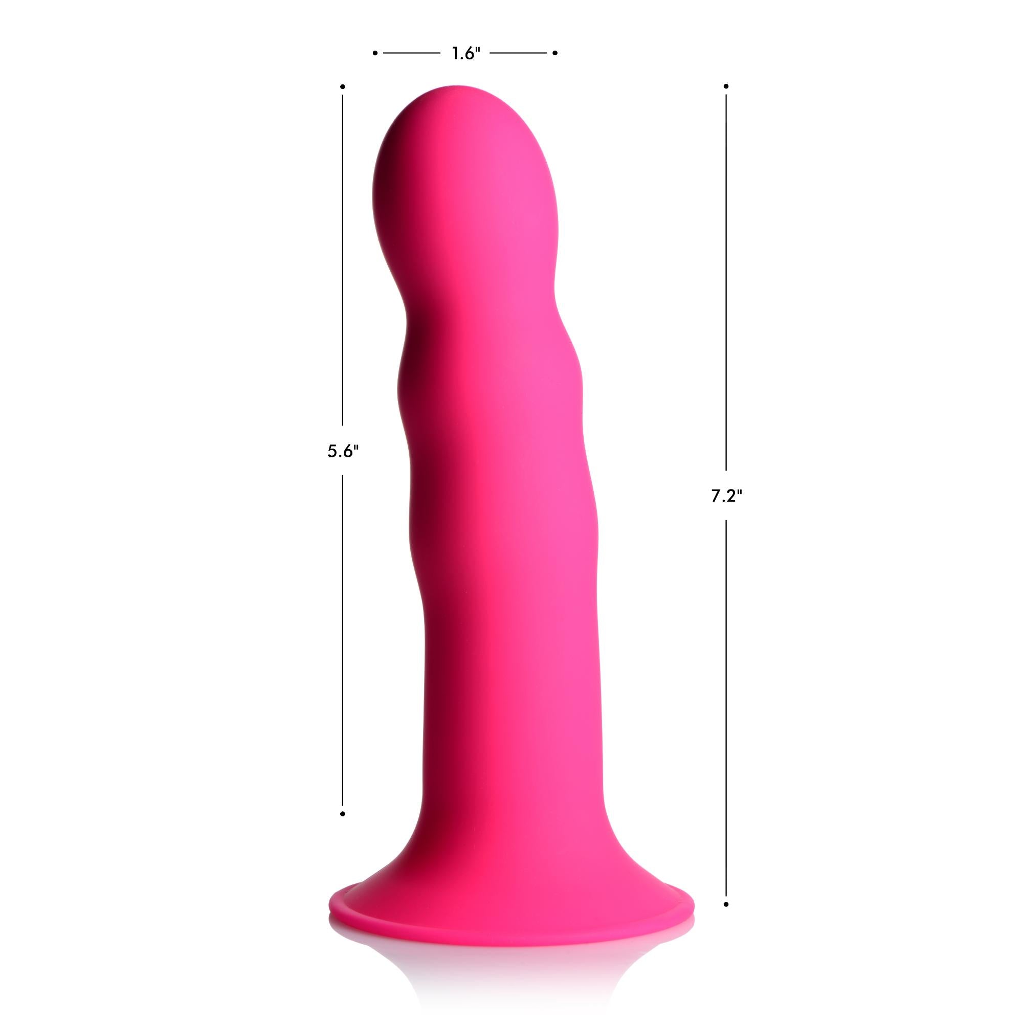 Squeeze-It Squeezable Wavy Dildo