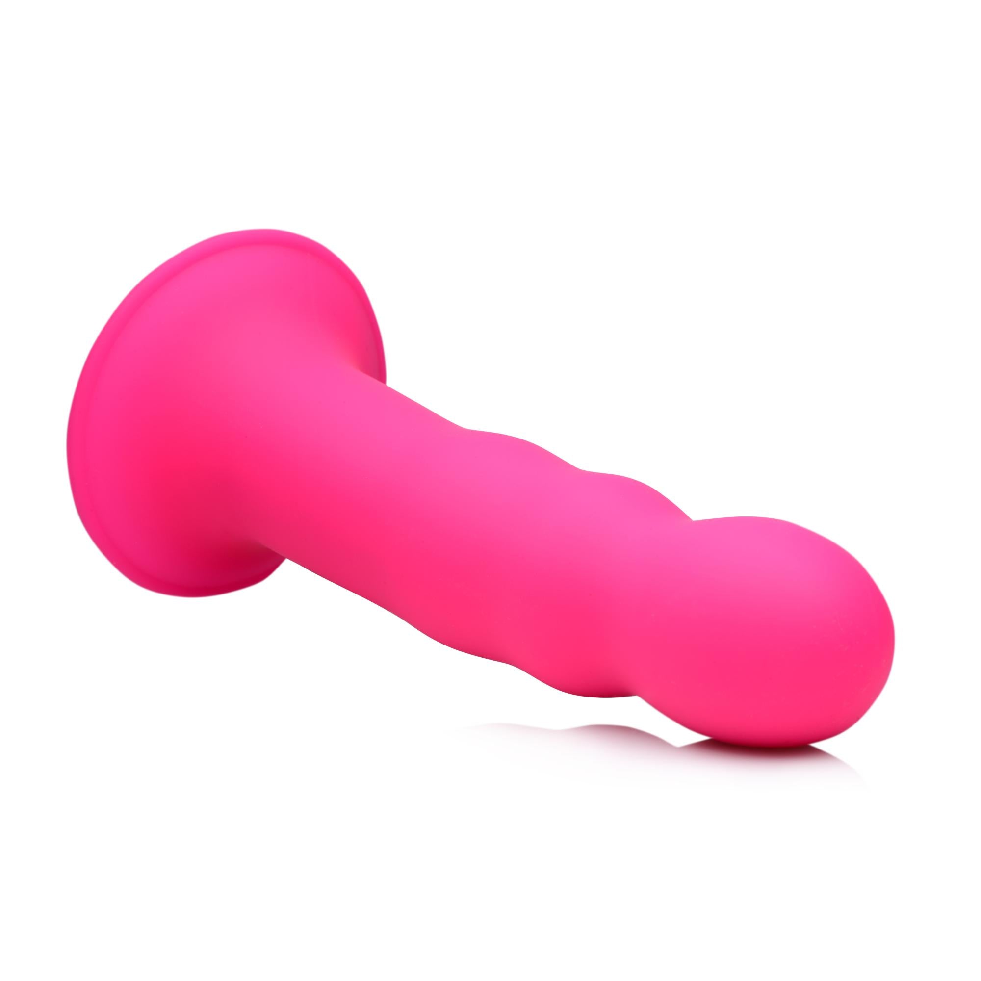 Squeeze-It Squeezable Wavy Dildo