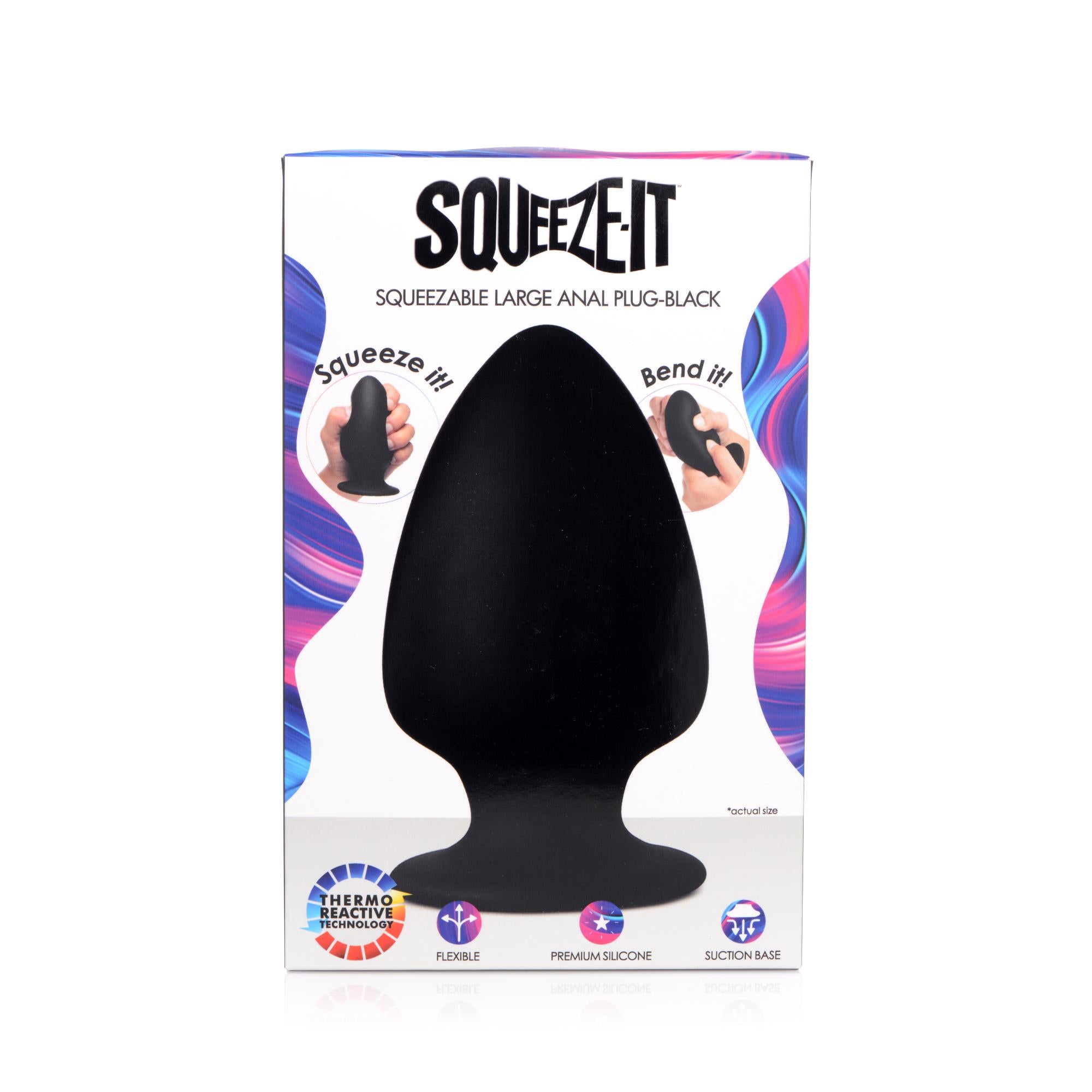 Squeeze-It Squeezable Silicone Anal Plug