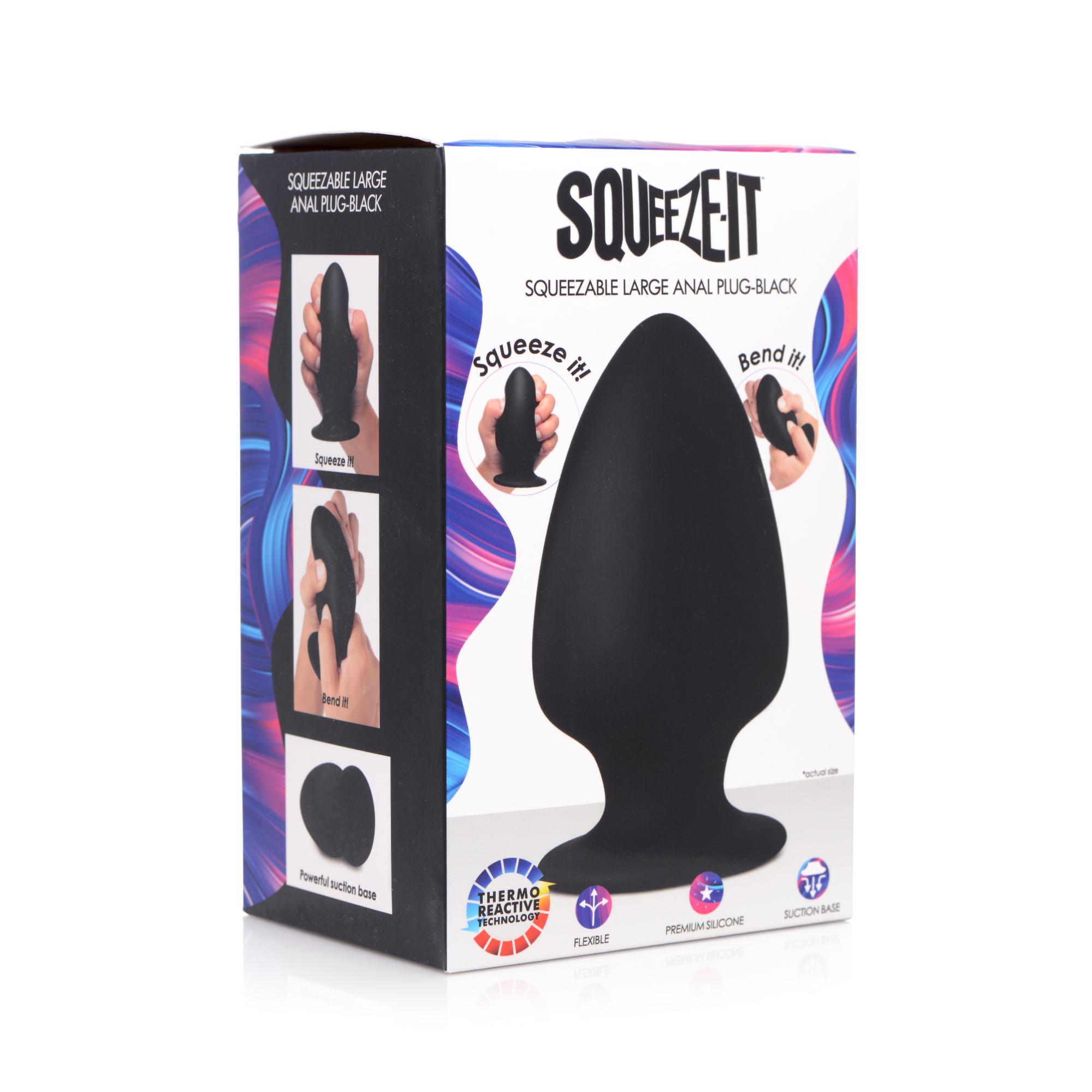 Squeeze-It Squeezable Silicone Anal Plug