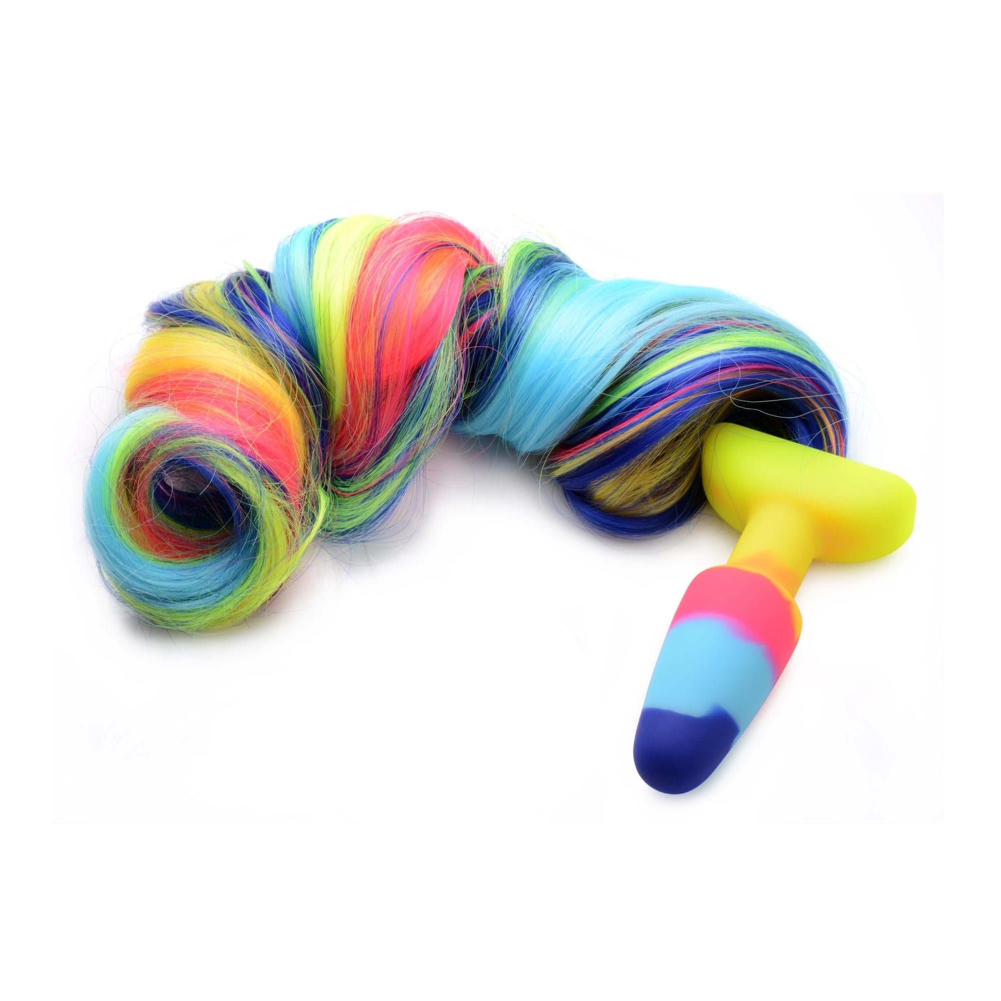 Tailz Rainbow Unicorn Tail Anal Plug