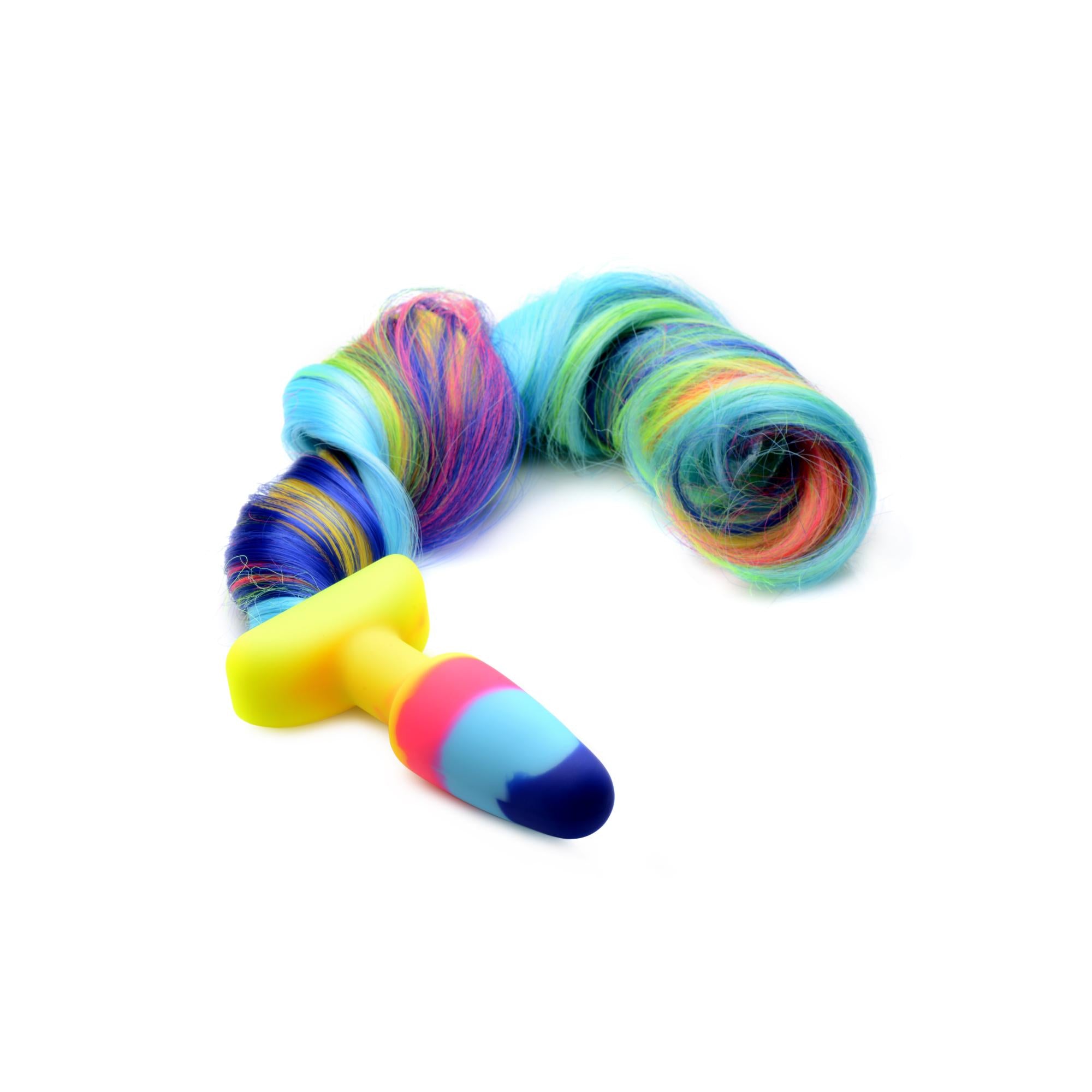 Tailz Rainbow Unicorn Tail Anal Plug