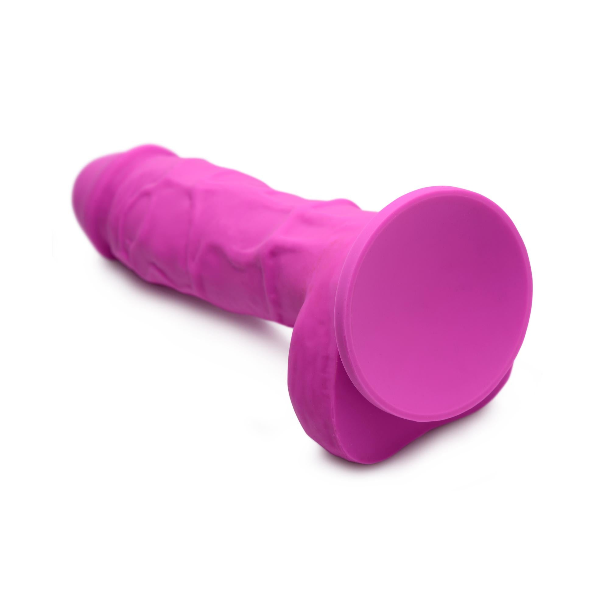 Strap U Power Pecker 7" Silicone Dildo with Balls