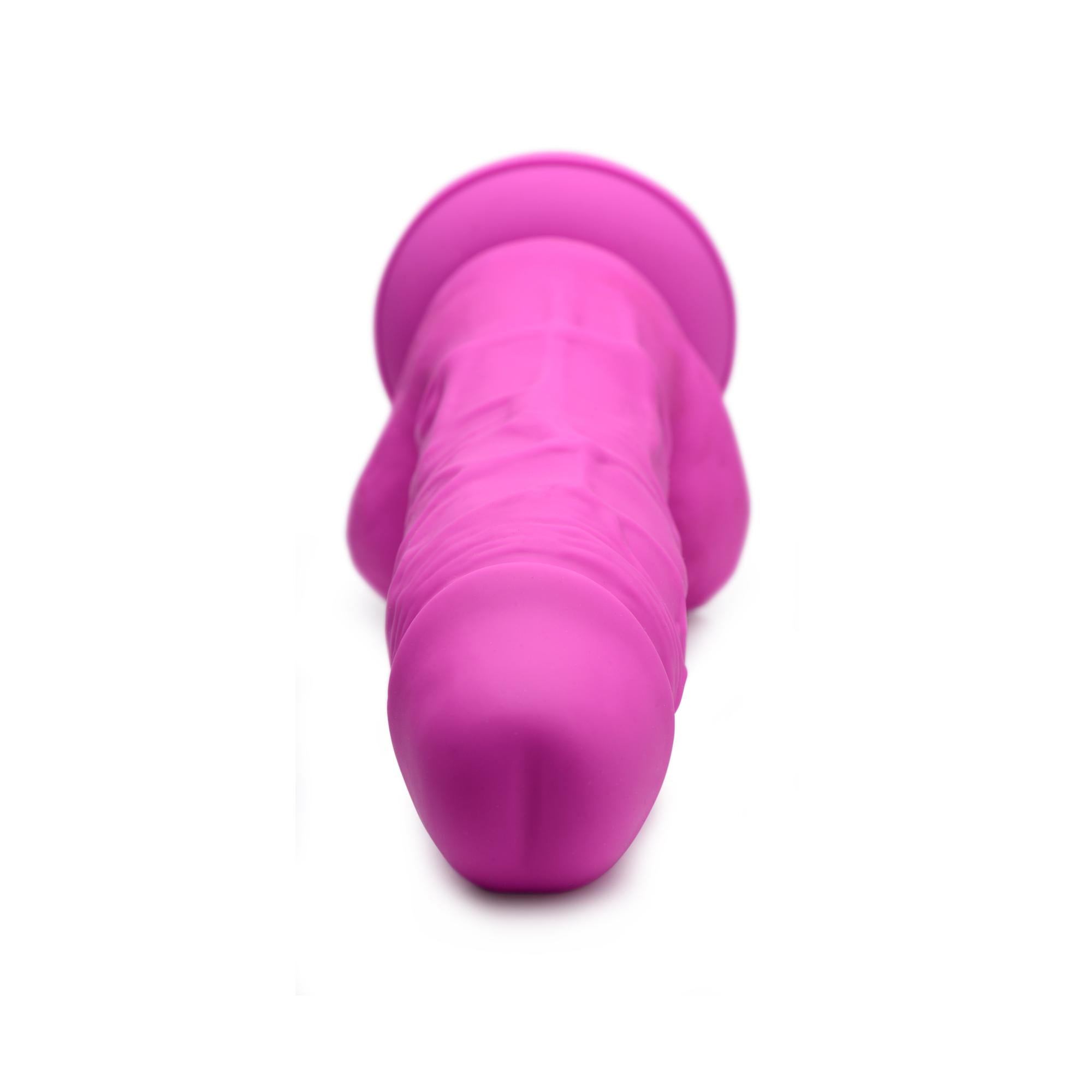 Strap U Power Pecker 7" Silicone Dildo with Balls