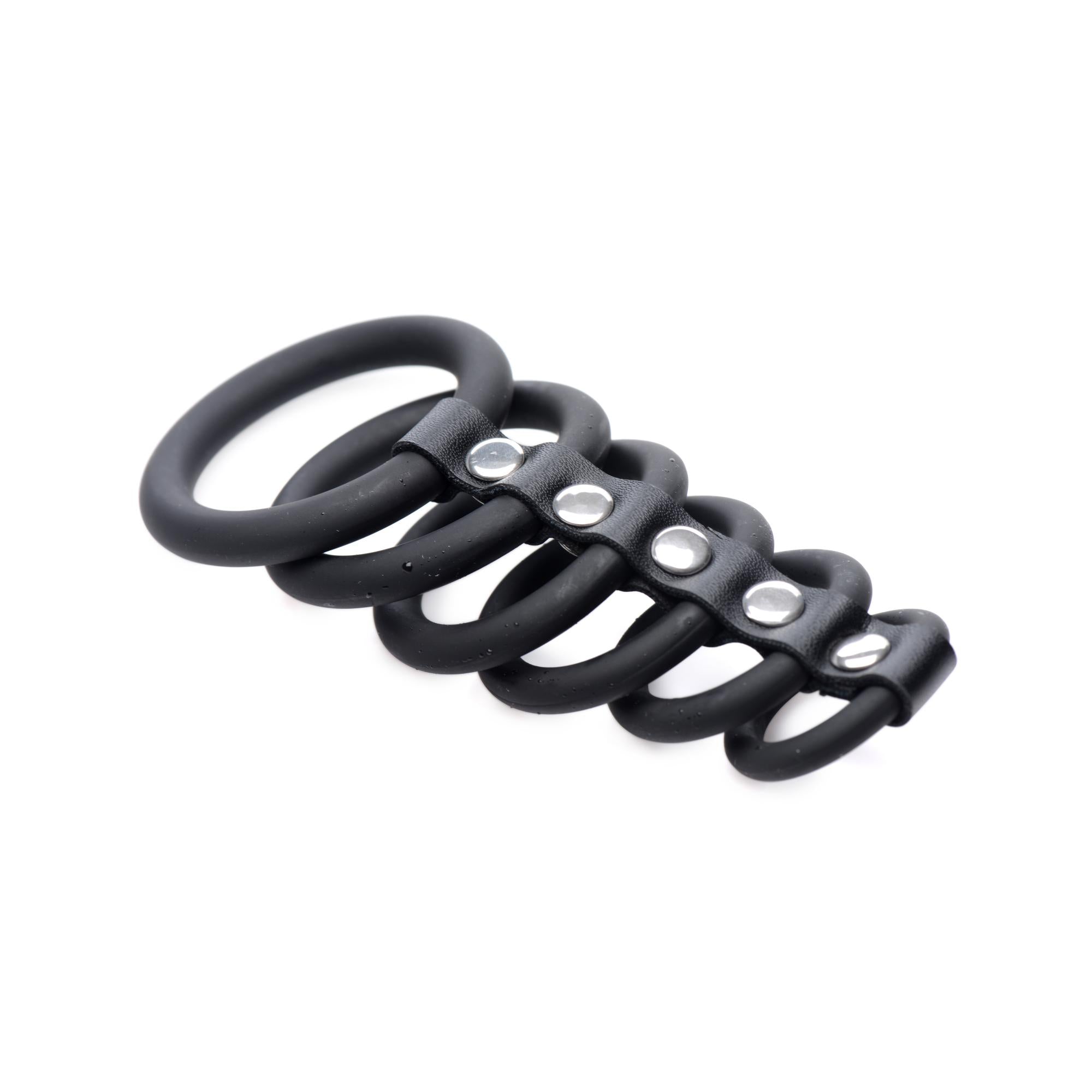 STRICT 6 Ring Silicone Chastity Device