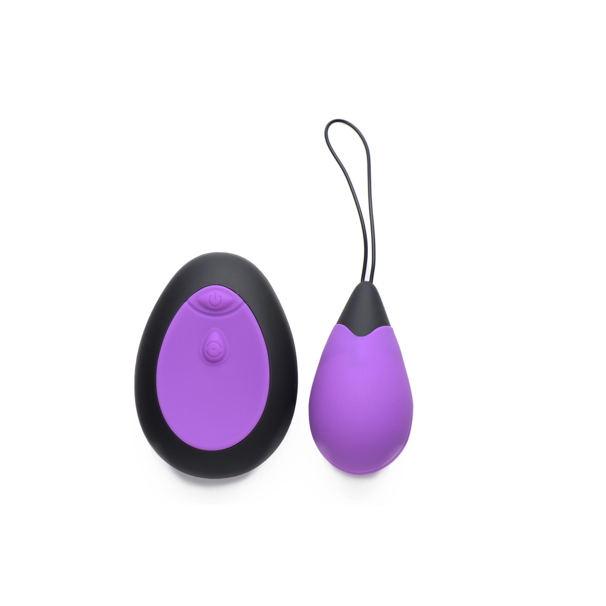 Bang! 10X Rechargeable Silicone Vibrating Egg with Remote Control