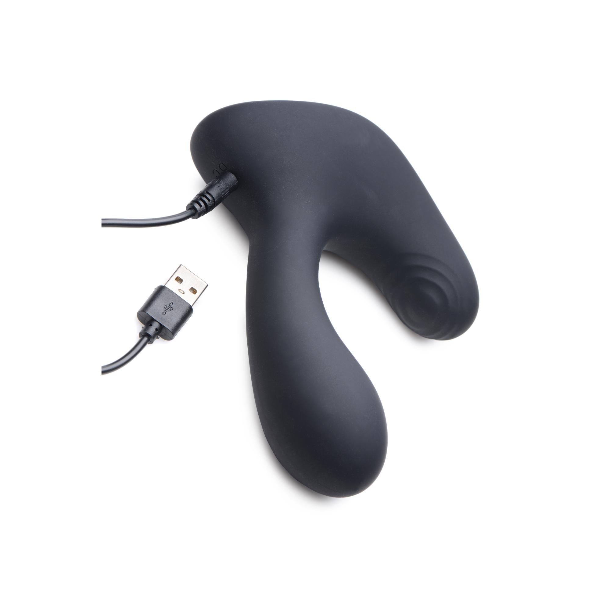 Alpha-Pro 10X P-Pulse Taint Tapping Silicone Prostate Stimulator with Remote