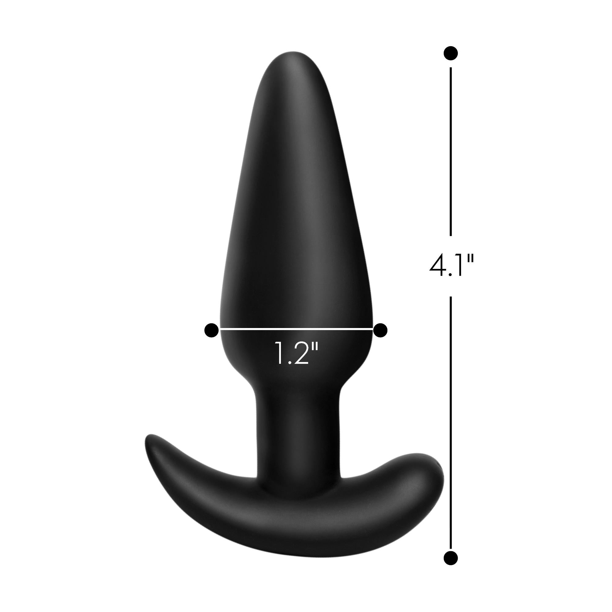 Bang! 21x Vibrating Silicone Rechargeable Butt Plug with Remote Control