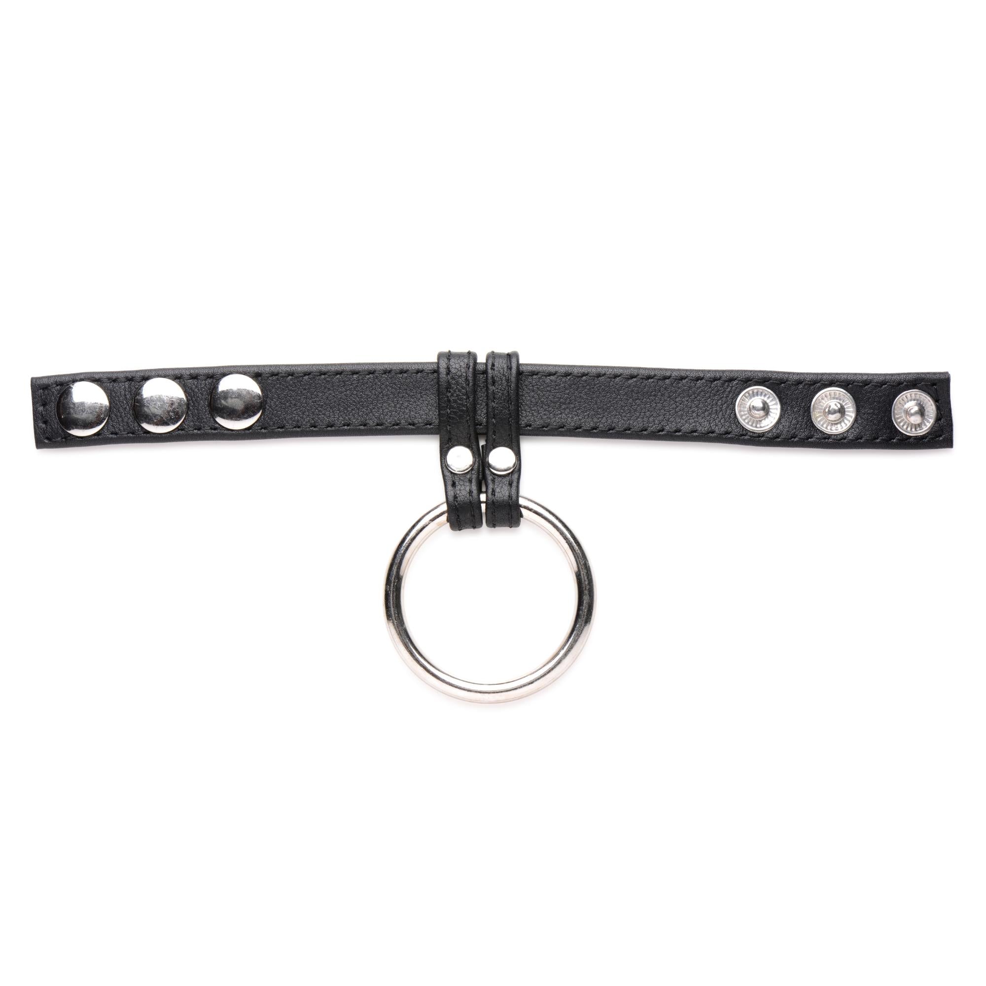 Strict Leather Cock Gear Leather and Steel Cock & Ball Ring