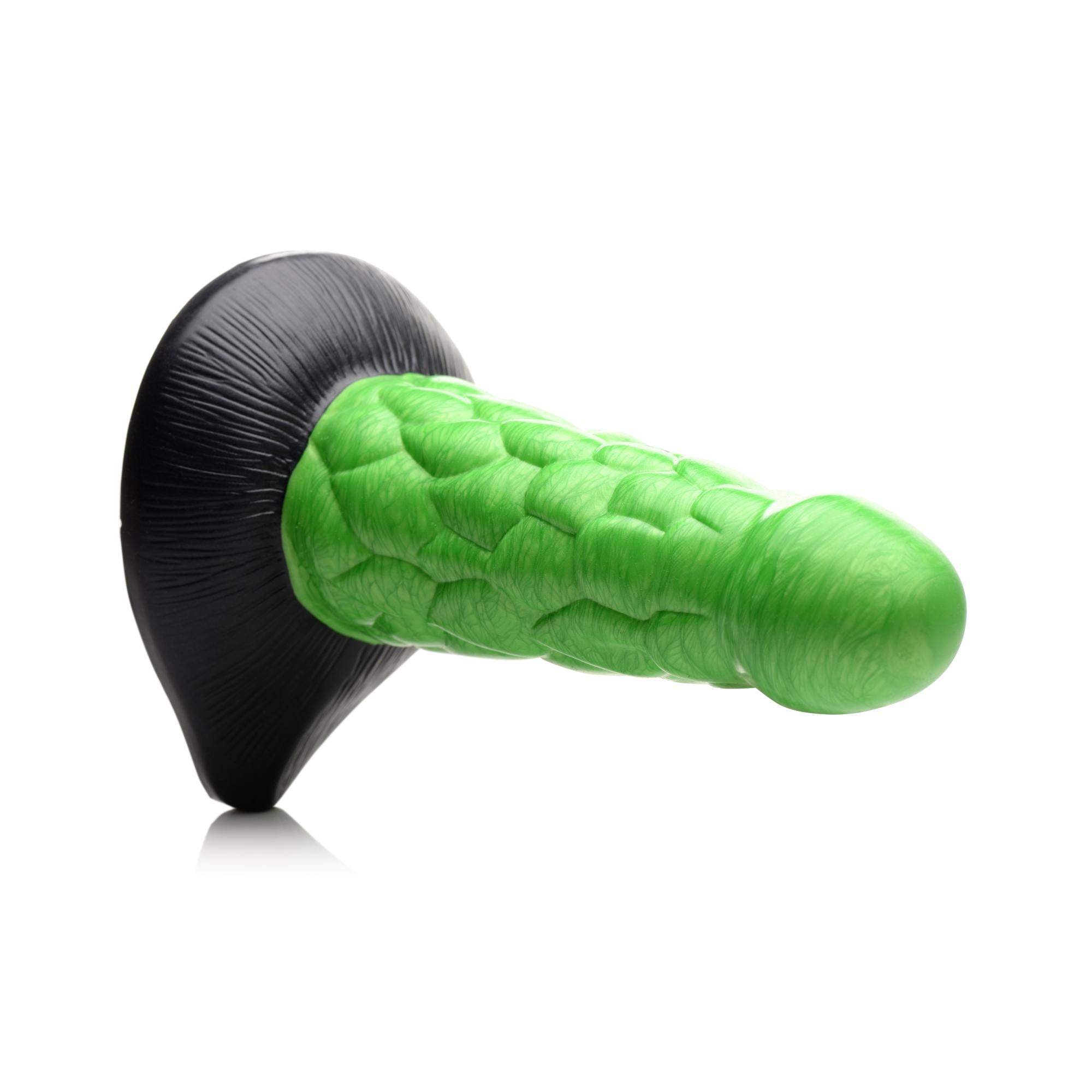 Creature Cocks Radioactive Reptile Silicone Dildo 7.5in