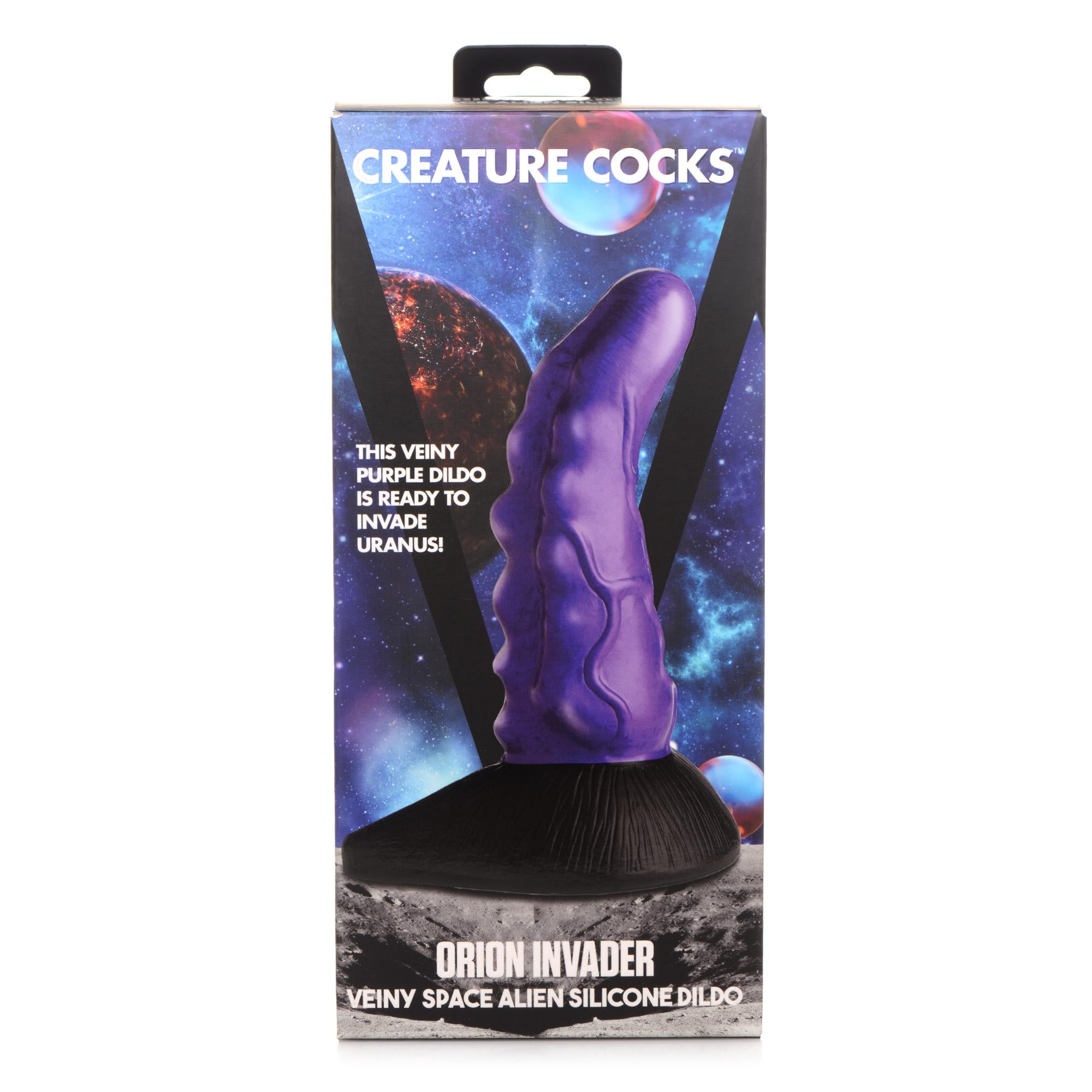 Creature Cocks Orion Invader Veiny Space Alien Silicone Dildo 7.25in