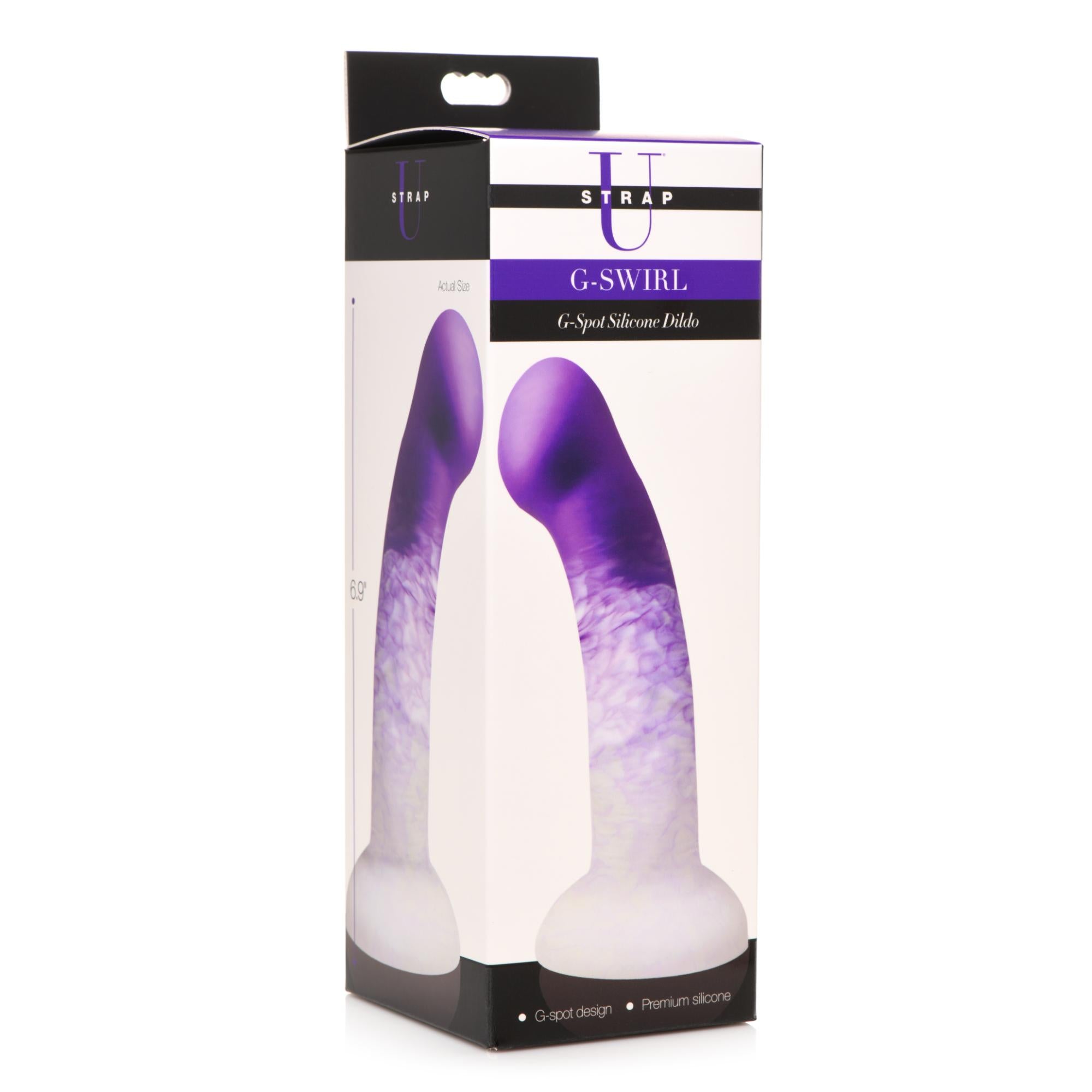 Strap U G-Swirl G-Spot Silicone Dildo