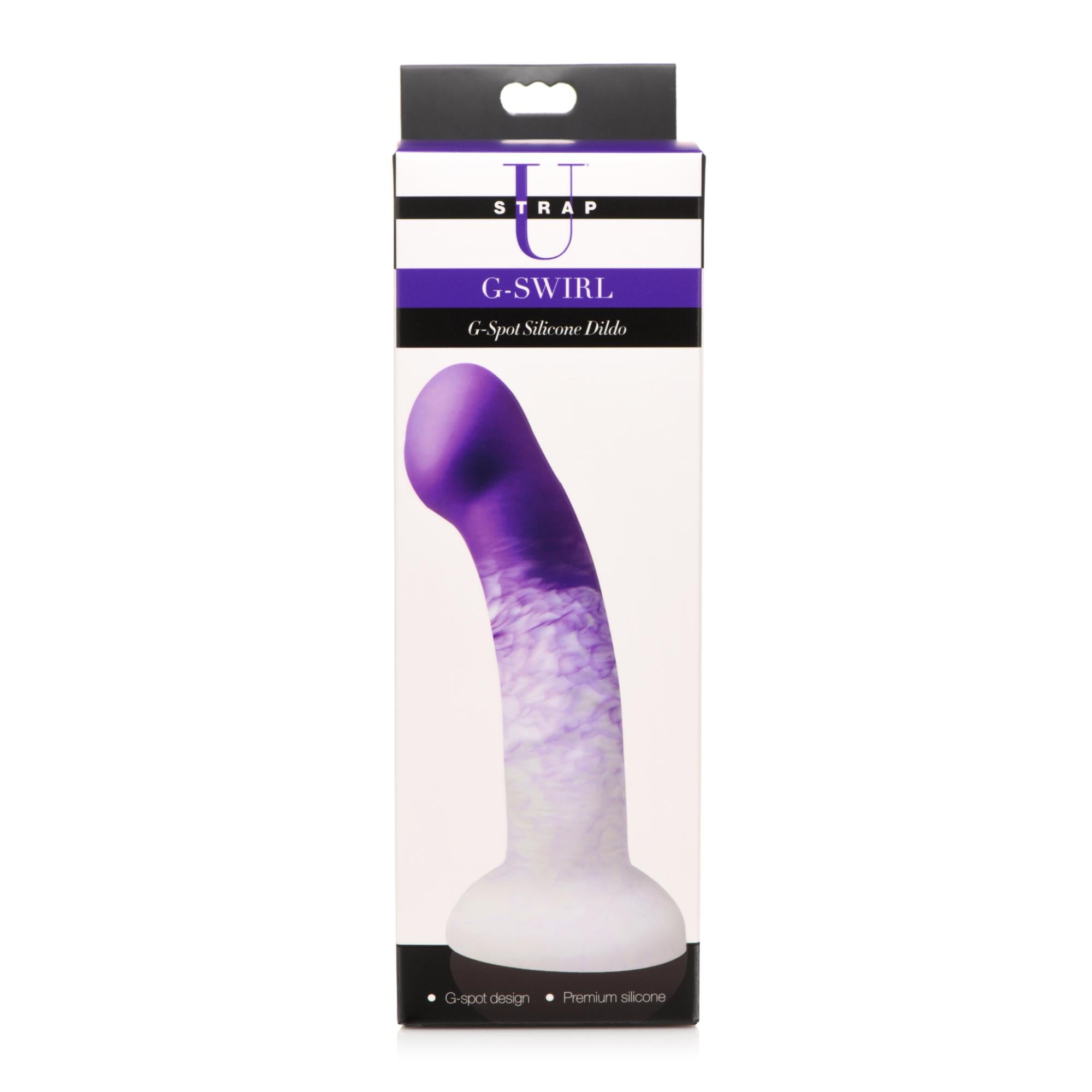 Strap U G-Swirl G-Spot Silicone Dildo