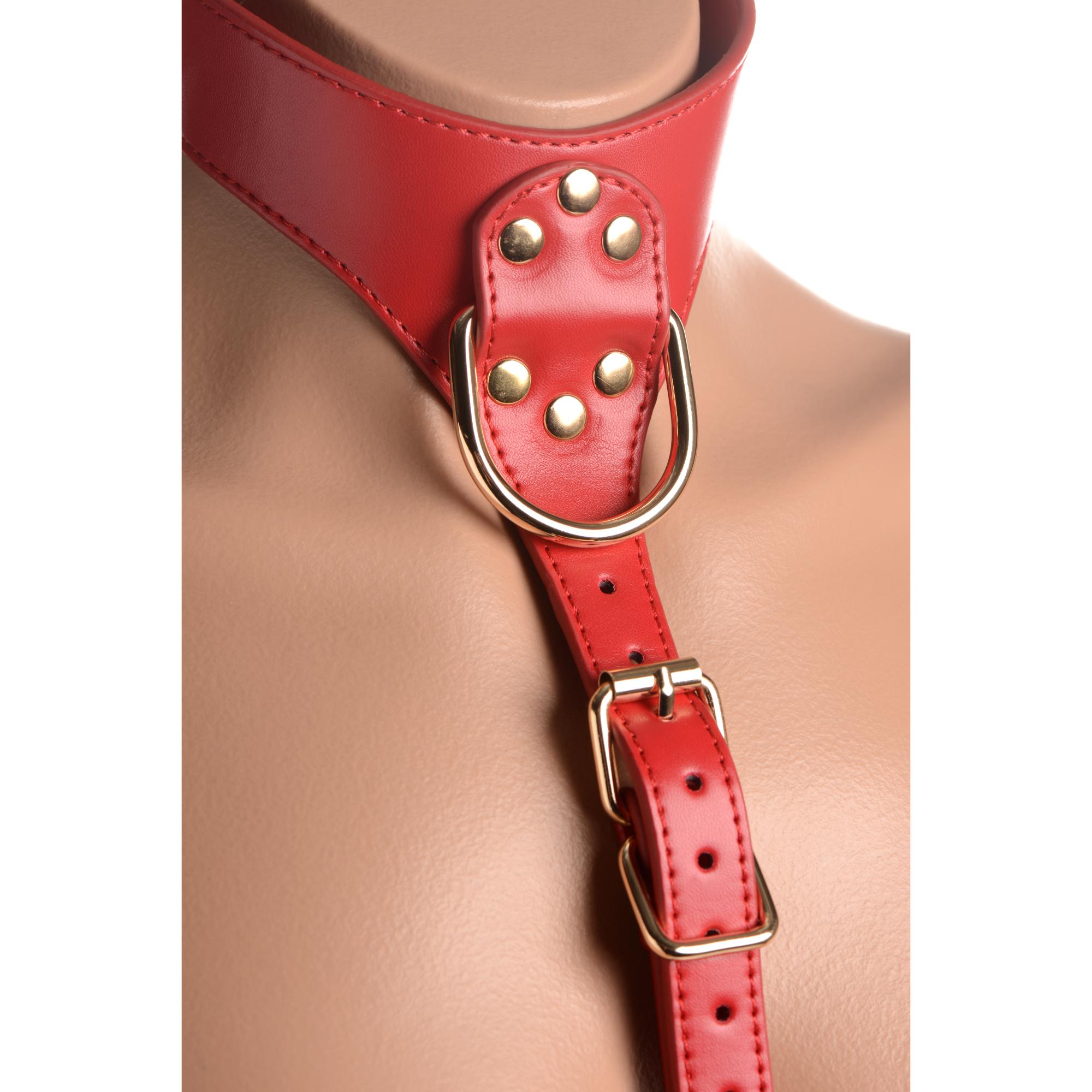 STRICT Red Female Chest Harness