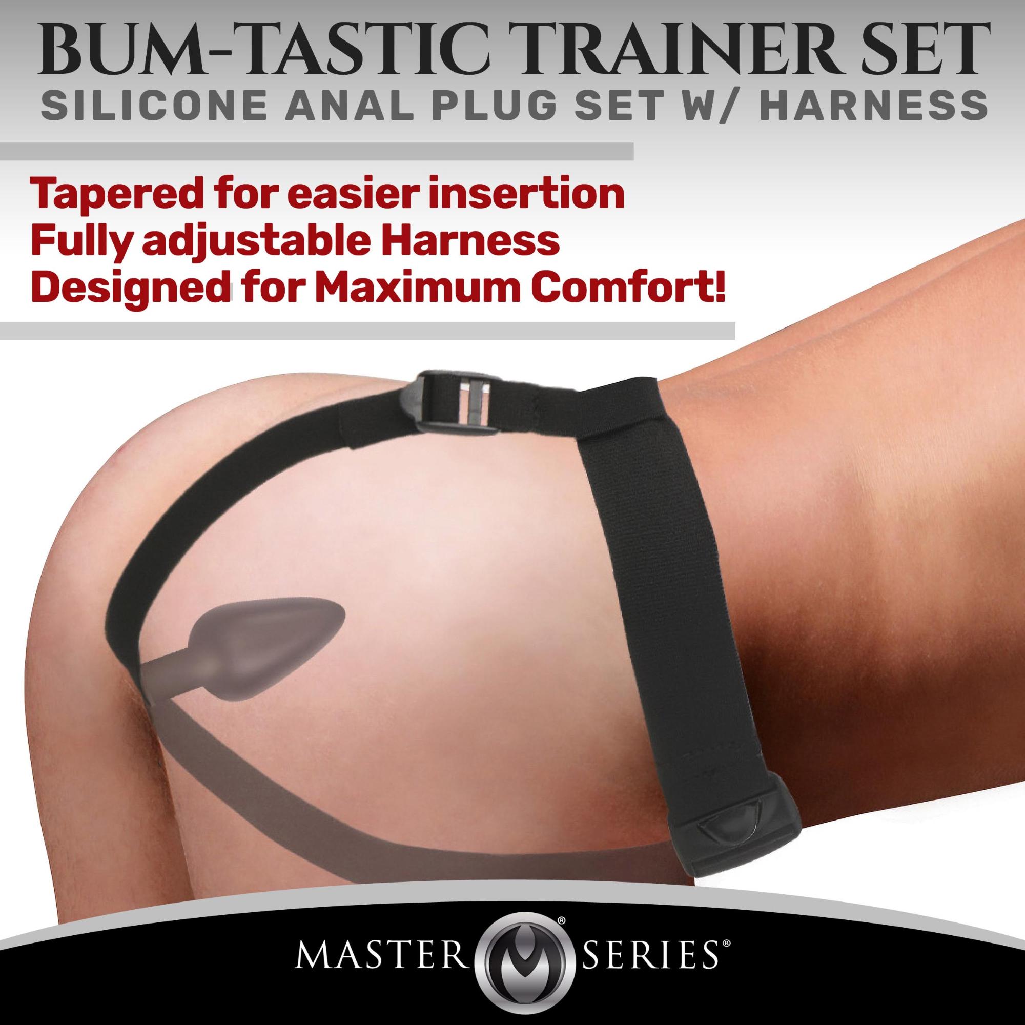 Master Series Bum-Tastic Trainer Silicone Pegging Set (3 Piece)