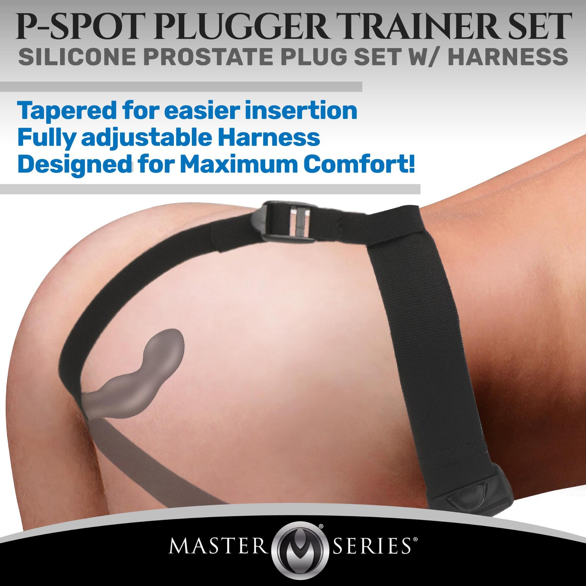 Master Series P-Spot Plugger Trainer Silicone Anal Set (3 Piece)